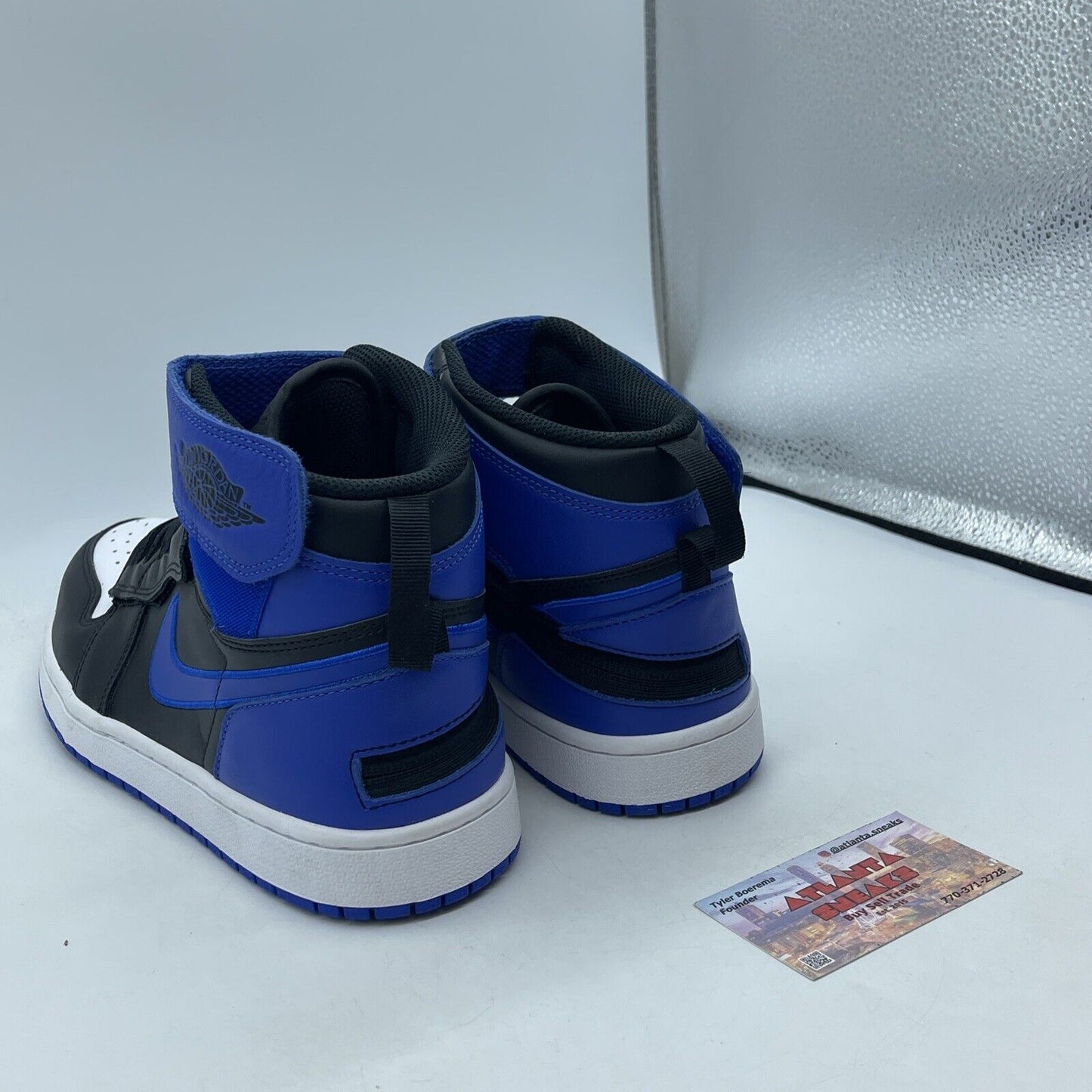 Size 10.5 - Air Jordan 1 FlyEase High Hyper Royal Blue Black (CQ3835-041)