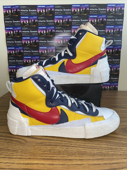 Sacai Nike Blazer Mid Varsity Maize Snow Beach BV0072-700 Size 11.5 VNDS