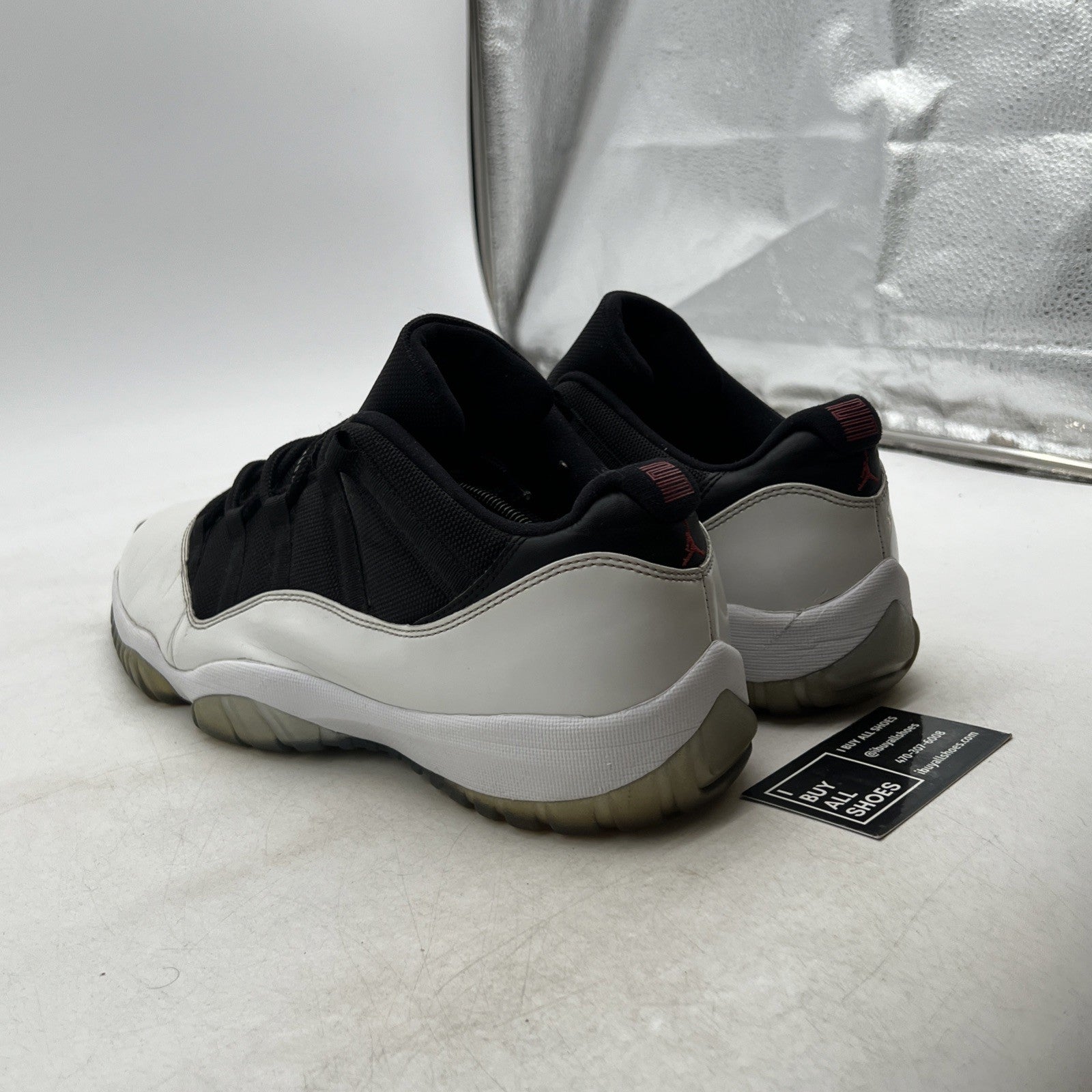 Size 13 - Air Jordan 11 Retro Low Tuxedo (528895-110)