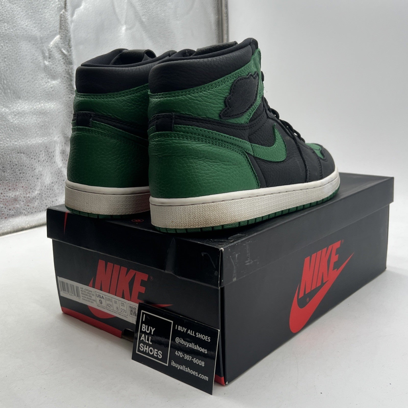 Size 9 - Air Jordan 1 Retro OG High Pine Green 2.0 (555088-030)