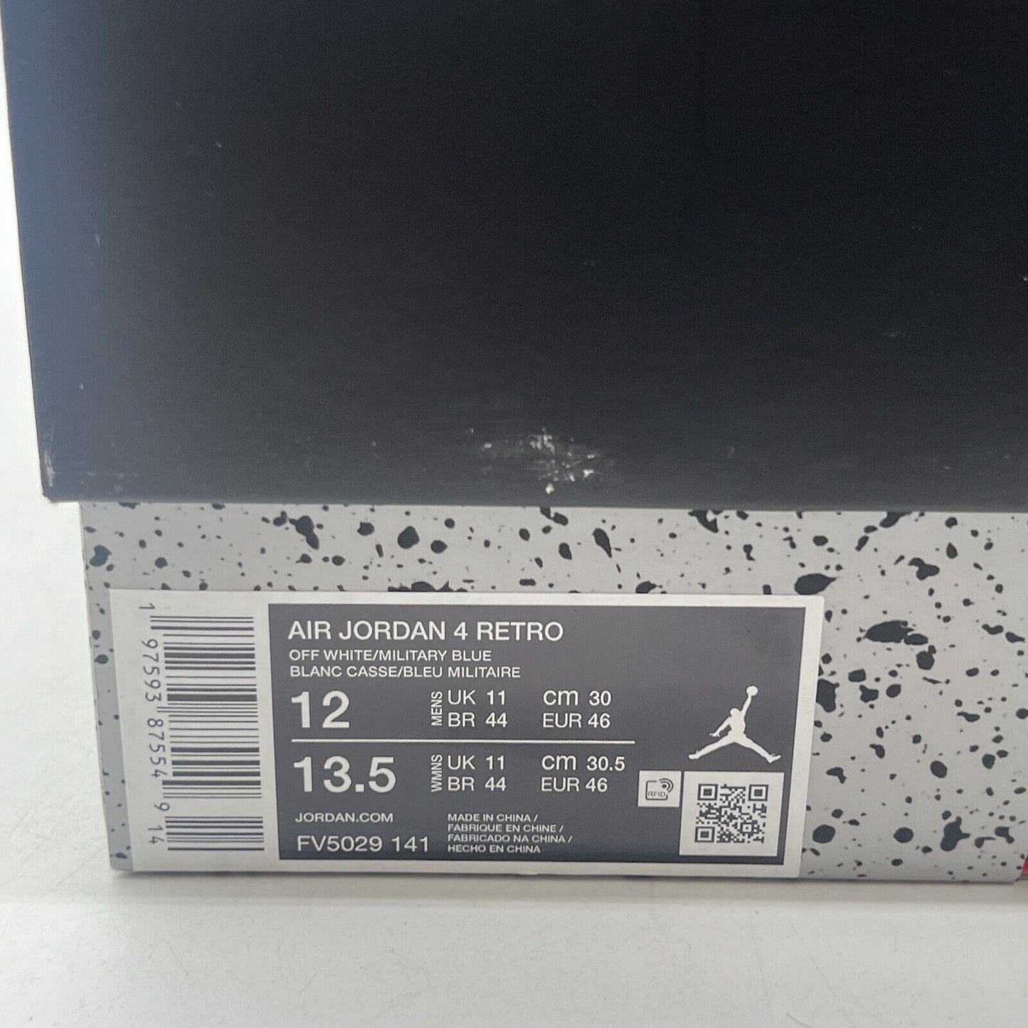 Size 12 - Air Jordan 4 Retro 2024 Military Blue (FV5029-141)