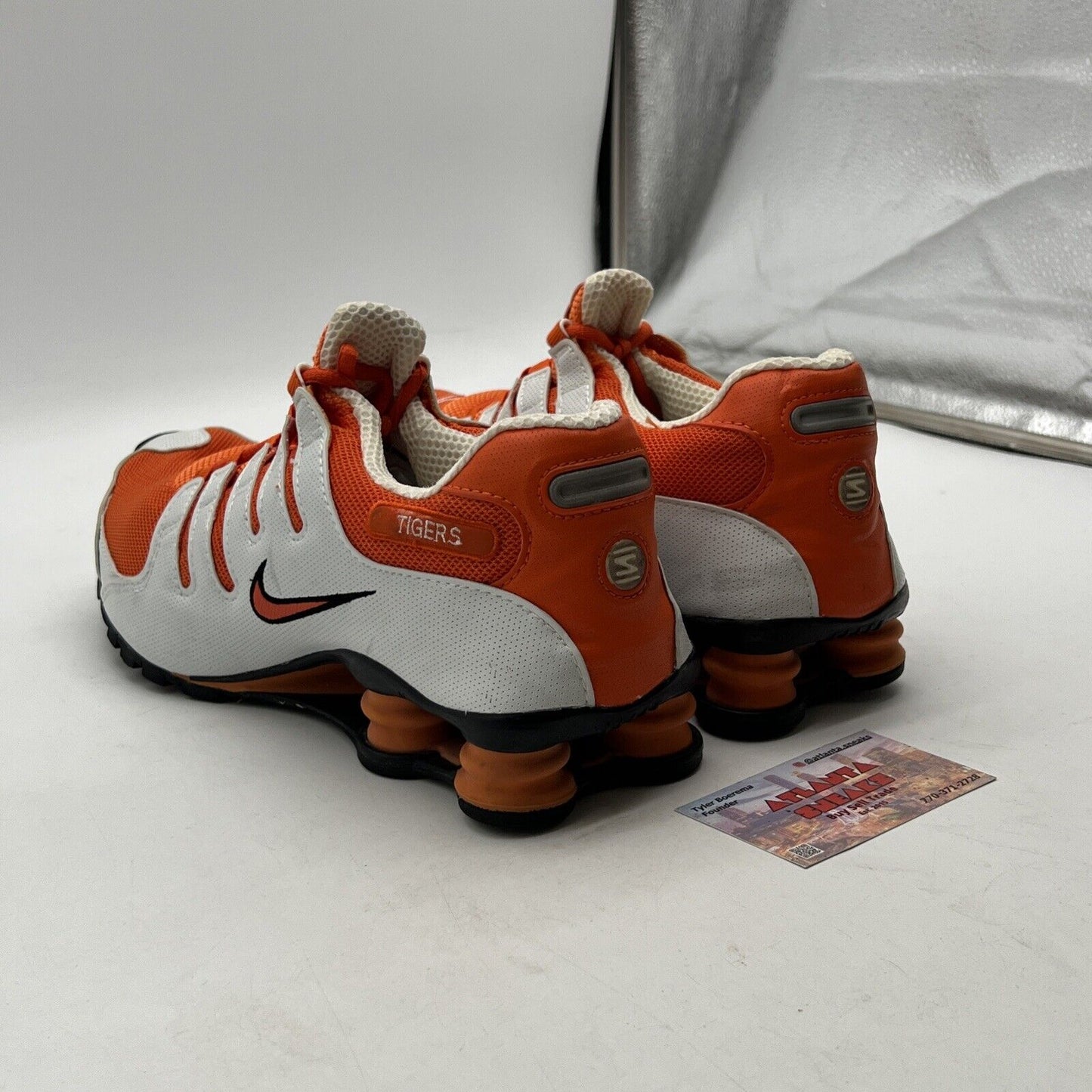 Size 11 - Nike Shox NZ Tigers Orange White (0304406QT)