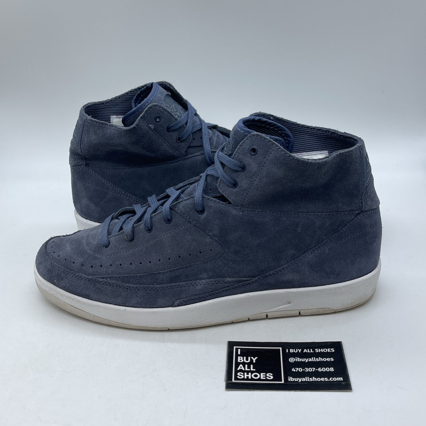 Size 11.5 - Air Jordan 2 Retro Deconstructed Thunder Blue Suede (897521-402)