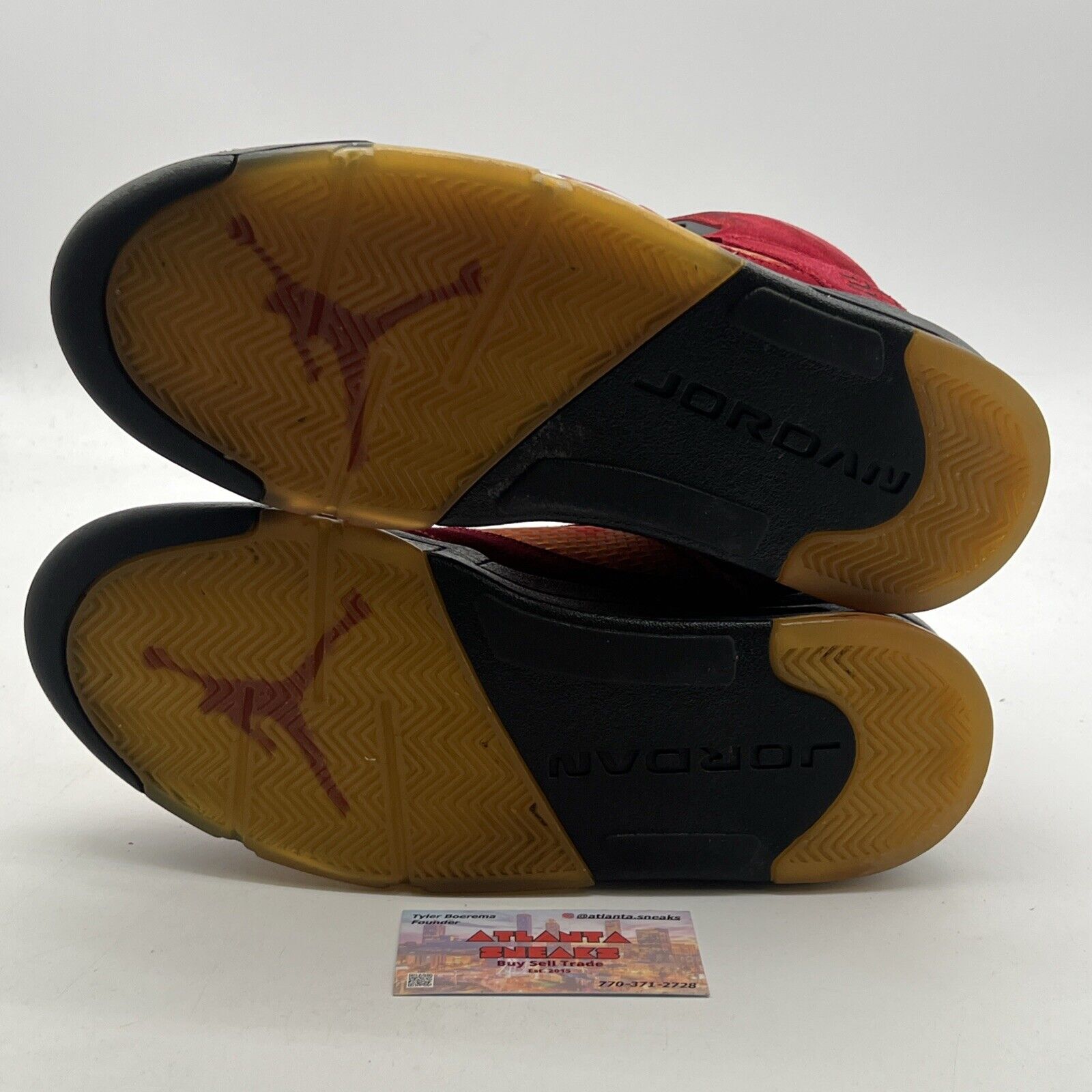 Size 10.5 - Air Jordan 5 Retro Raging Bull Red Suede (136027-601)