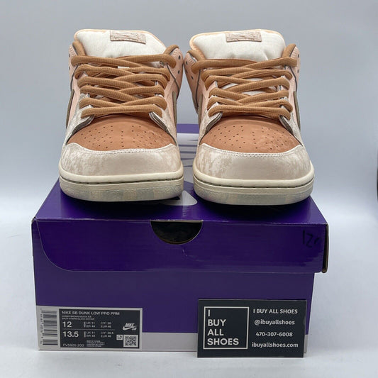 Size 12 - Nike Dunk SB Low Trocadéro Gardens Brown Suede Leather (FV5926-200)
