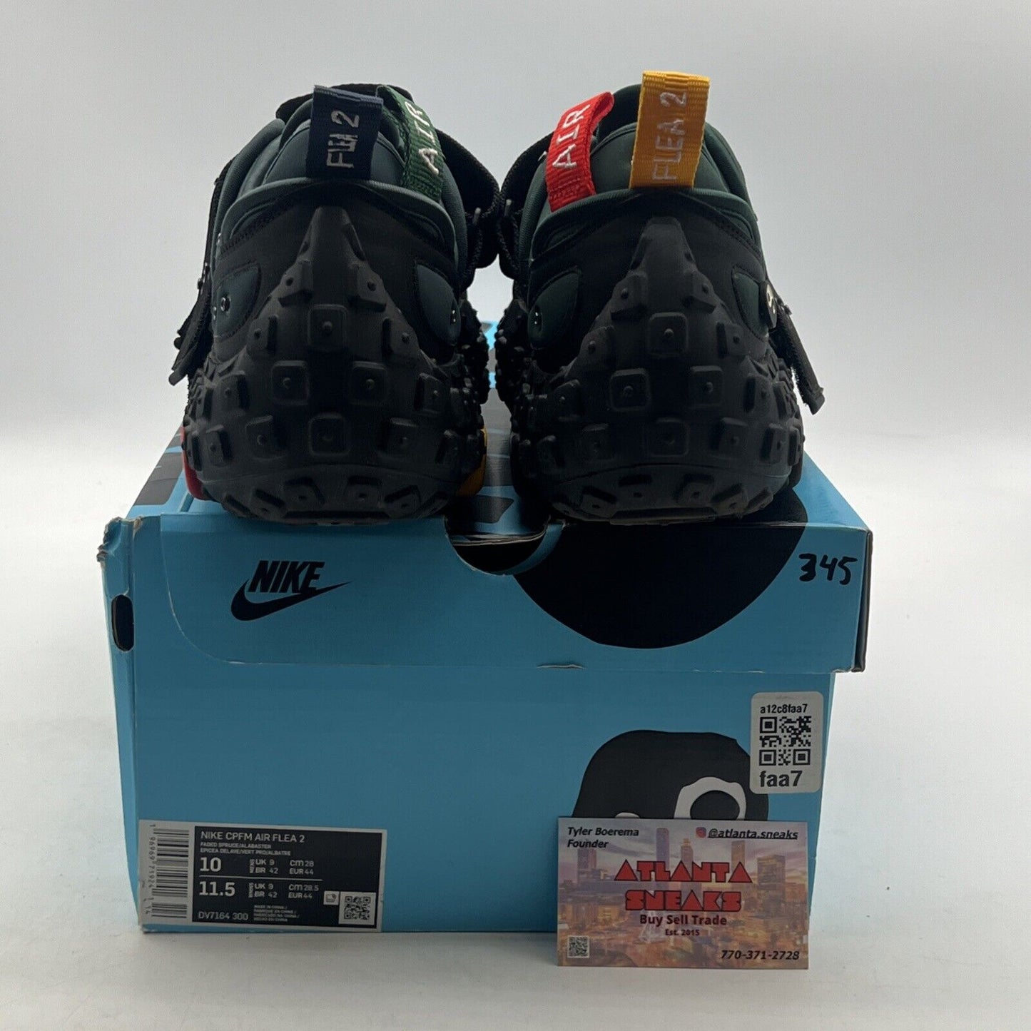 Size 10 - Nike Air Flea 2 x Cactus Plant Flea Market Low Faded Spruce