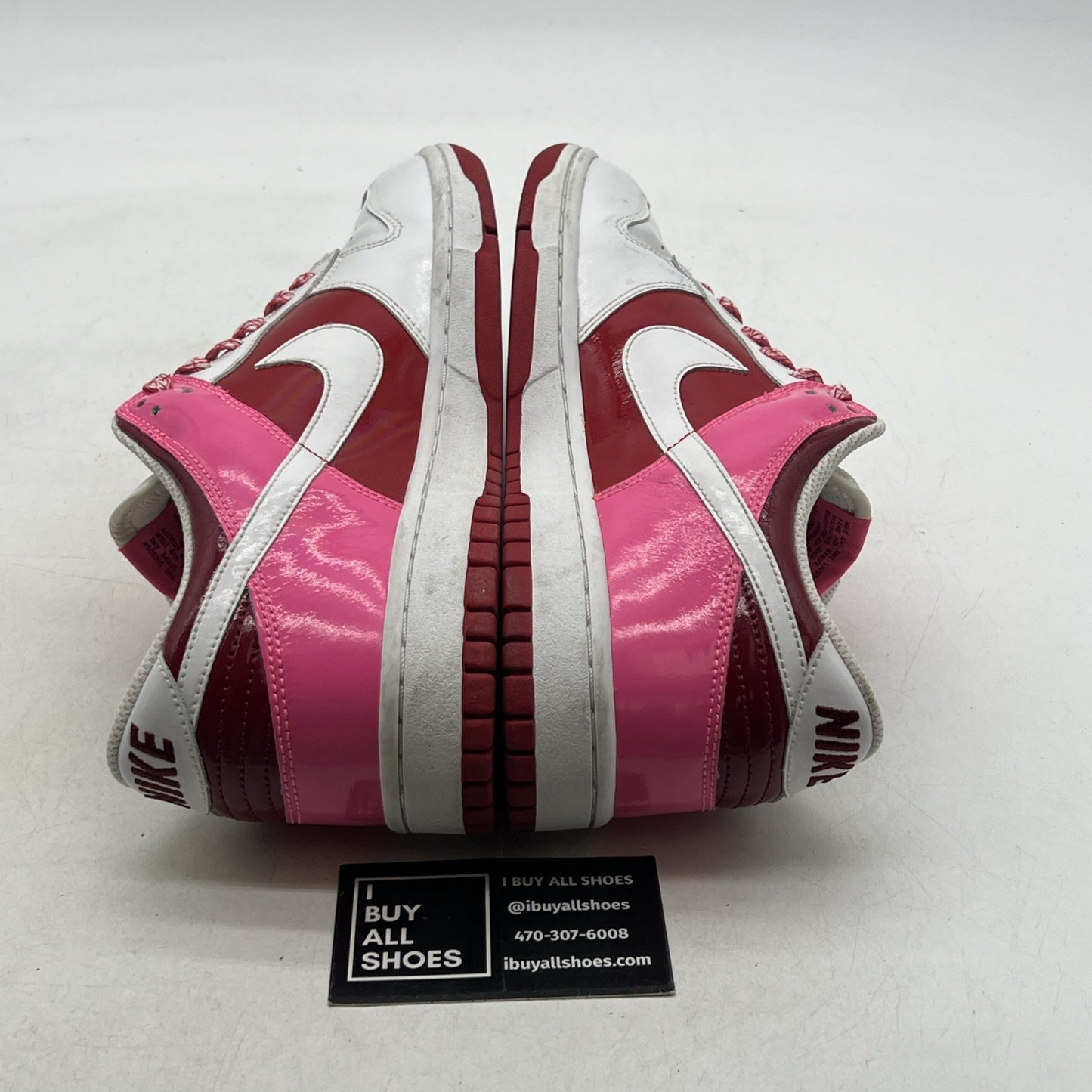 Size 11W - Nike Dunk Low Valentine’s Day White Pink EUC 2007 (917813-114)