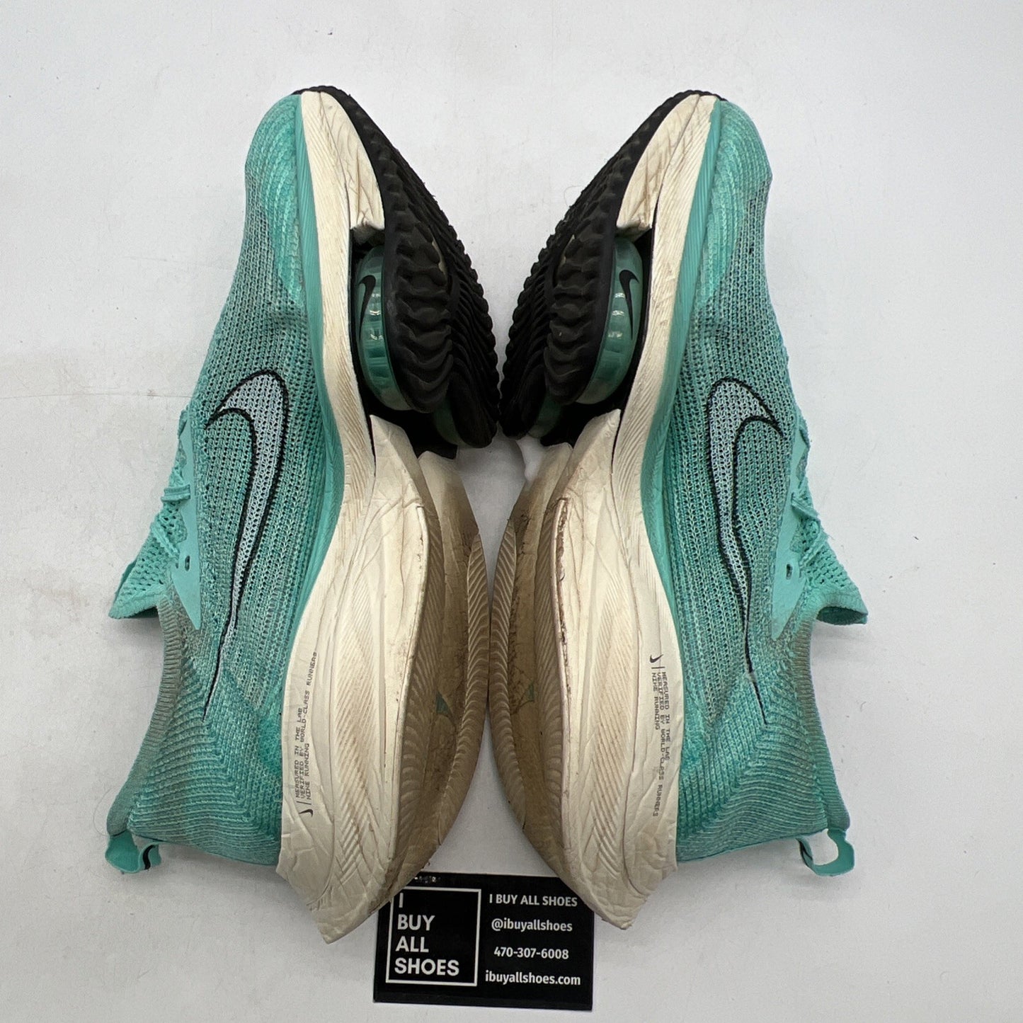 Size 11.5 - Nike Air Zoom Alphafly Next% Hyper Turquoise (CI9925-300)