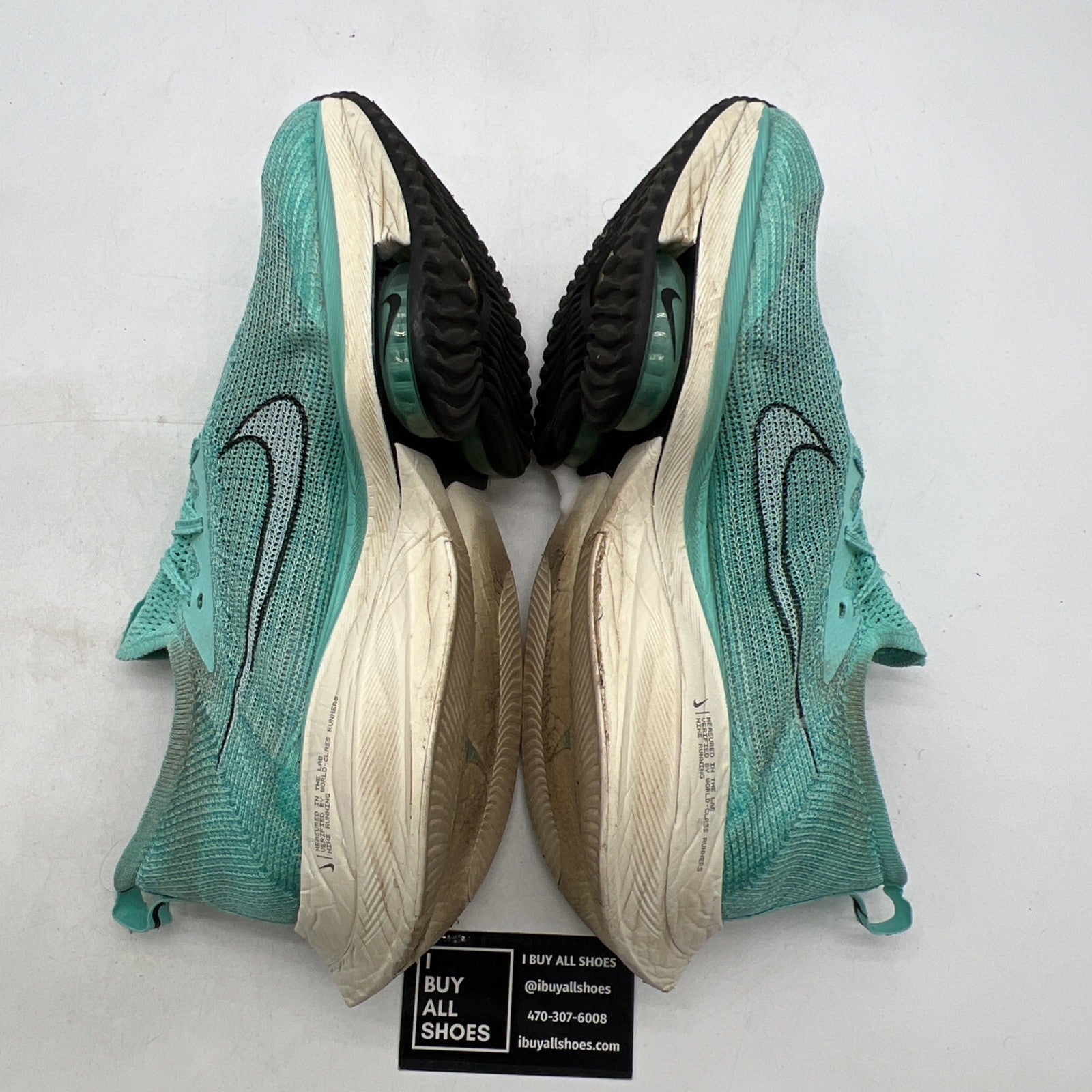 Size 11.5 - Nike Air Zoom Alphafly Next% Hyper Turquoise (CI9925-300)