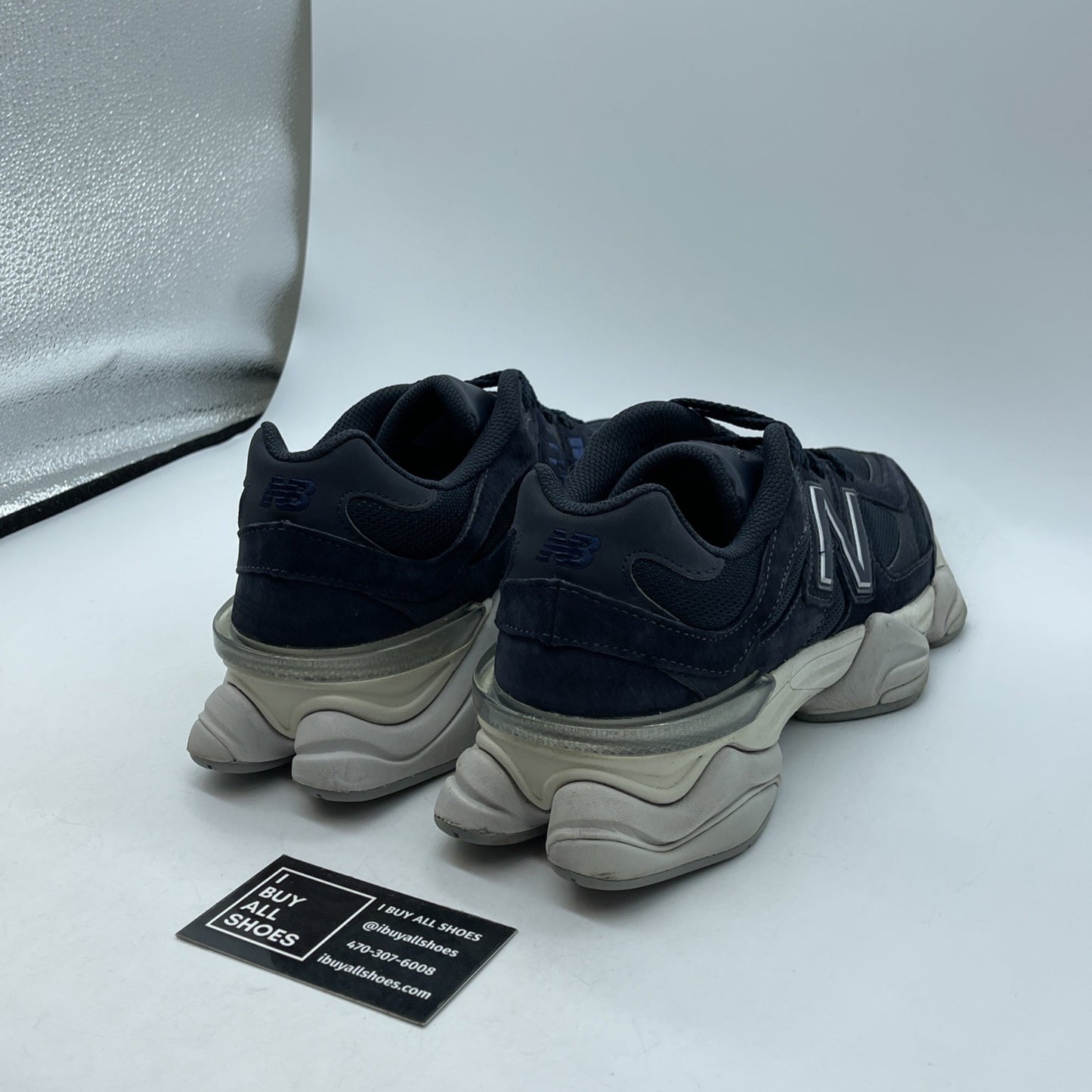 Size 9 - New Balance 9060 Eclipse Navy Suede Leather (U9060NV)
