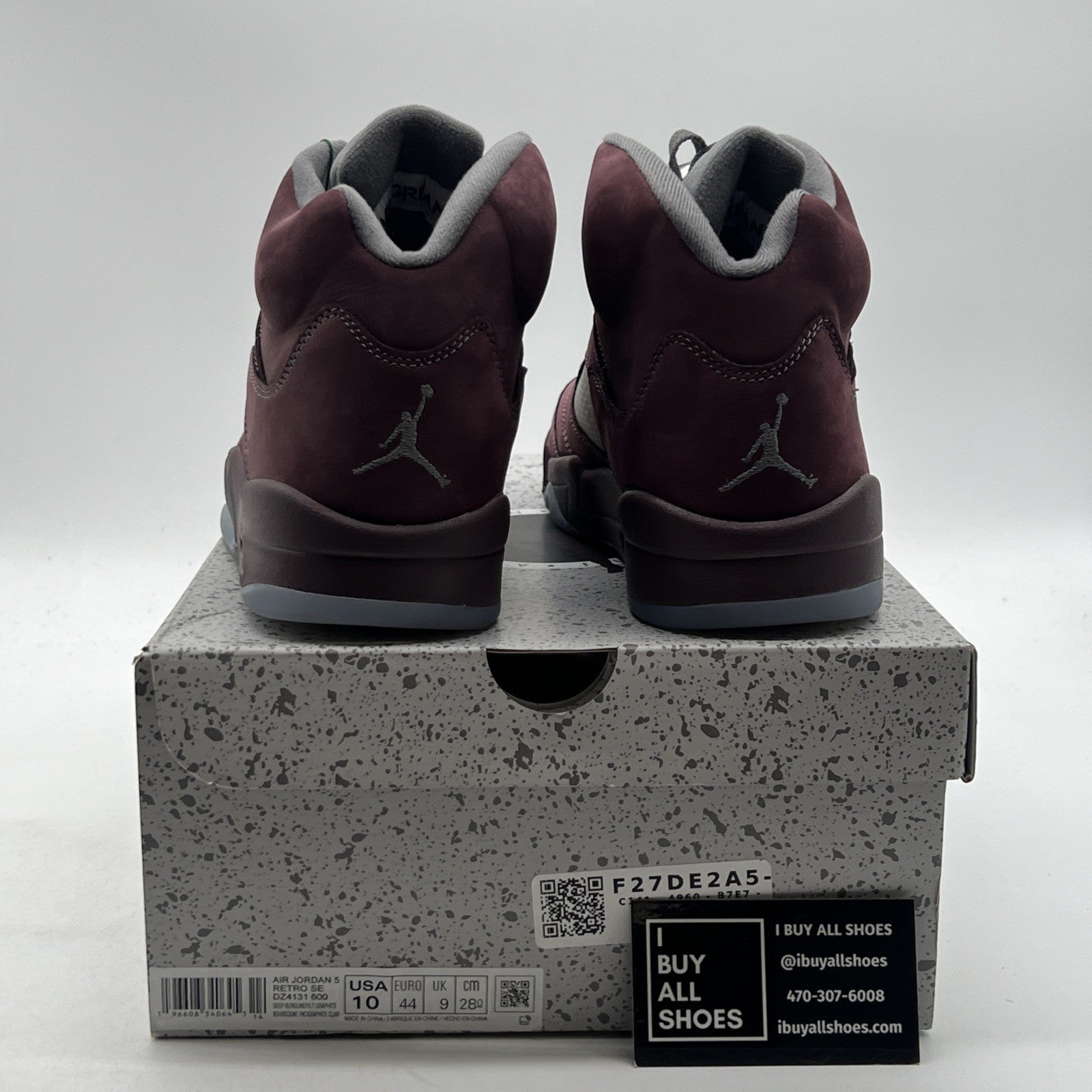 Size 10 - Air Jordan 5 Retro SE 2023 Burgundy (DZ4131-600)