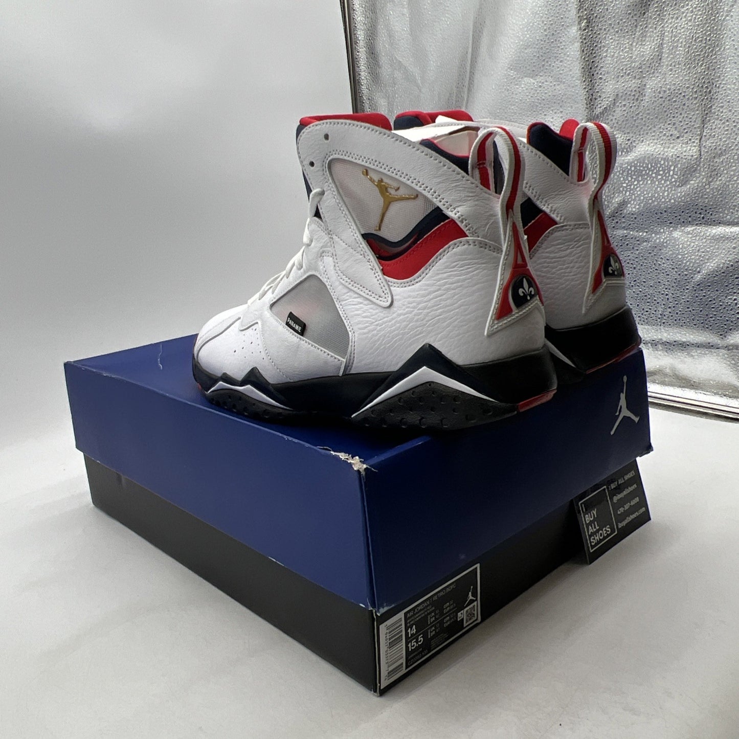 Size 14 - Paris Saint-Germain x Air Jordan 7 Retro Paname (CZ0789-105)
