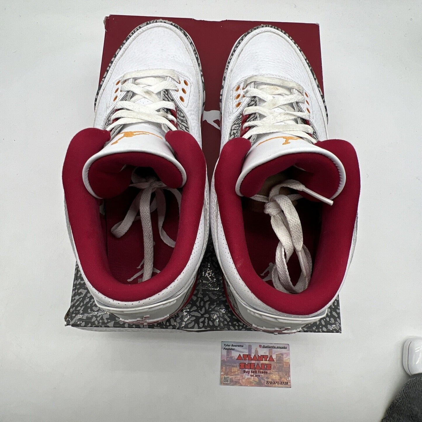 Size 11.5 - Jordan 3 Retro Mid Cardinal Red White Yellow Black Grey (CT8532-126)