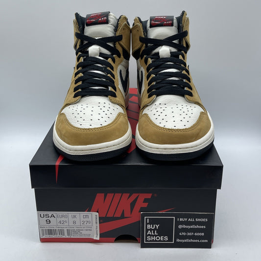 Size 9 - Jordan 1 Retro High OG Rookie of the Year 2018 Brown Suede (555088-700)