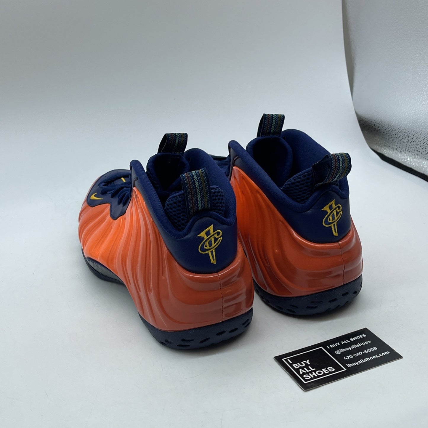 Size 11.5 - Nike Air Foamposite One Rugged Orange Blue Leather (CJ0303-400)