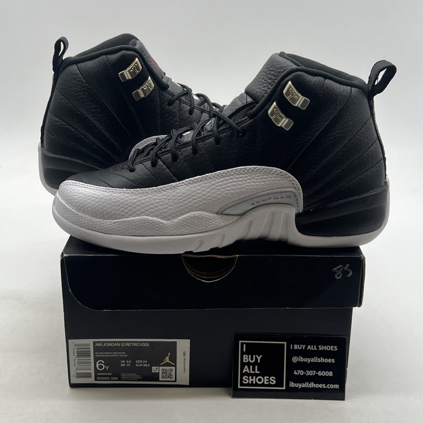 Size 6Y - Air Jordan 12 Retro Mid Playoff (153265-006)