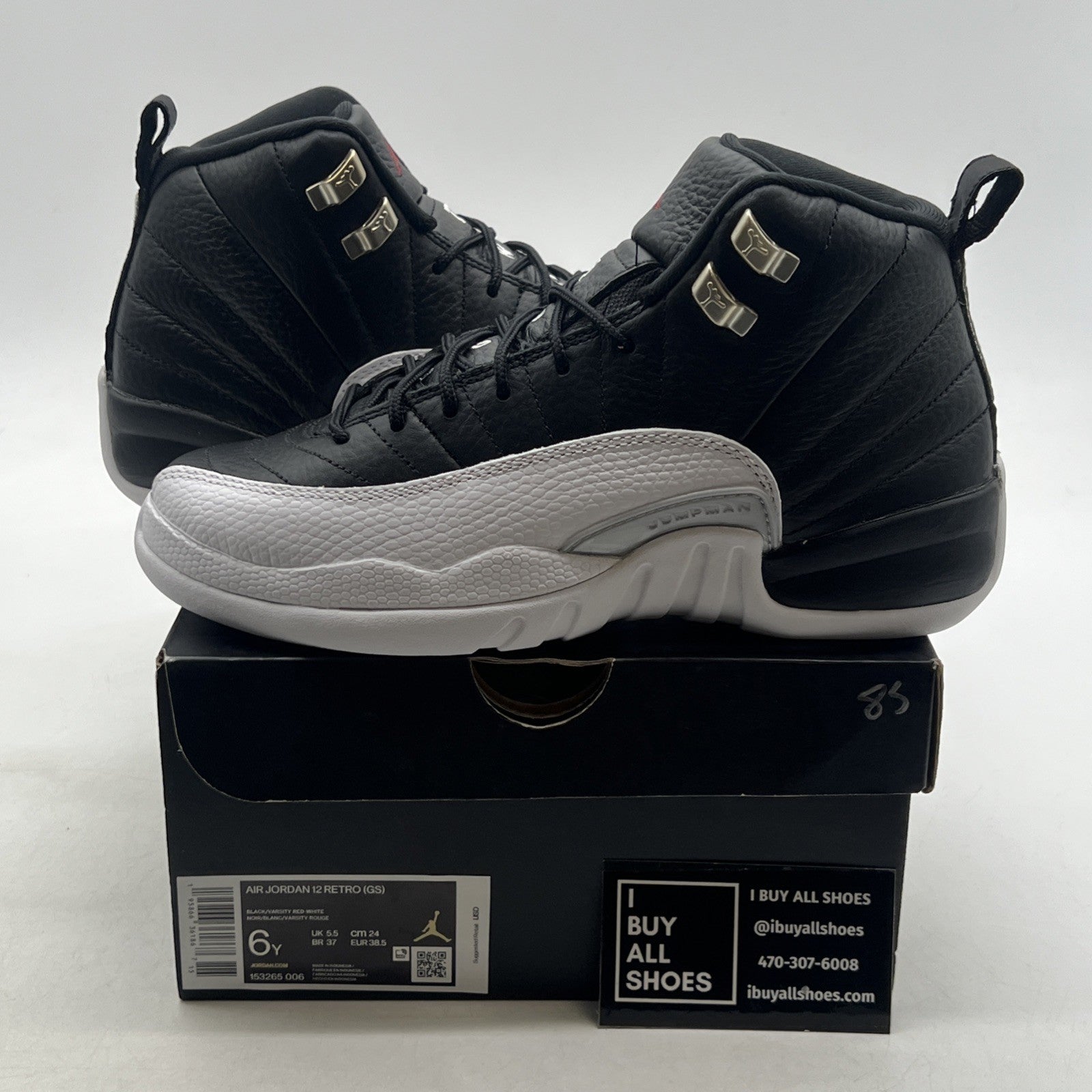 Size 6Y - Air Jordan 12 Retro Mid Playoff (153265-006)