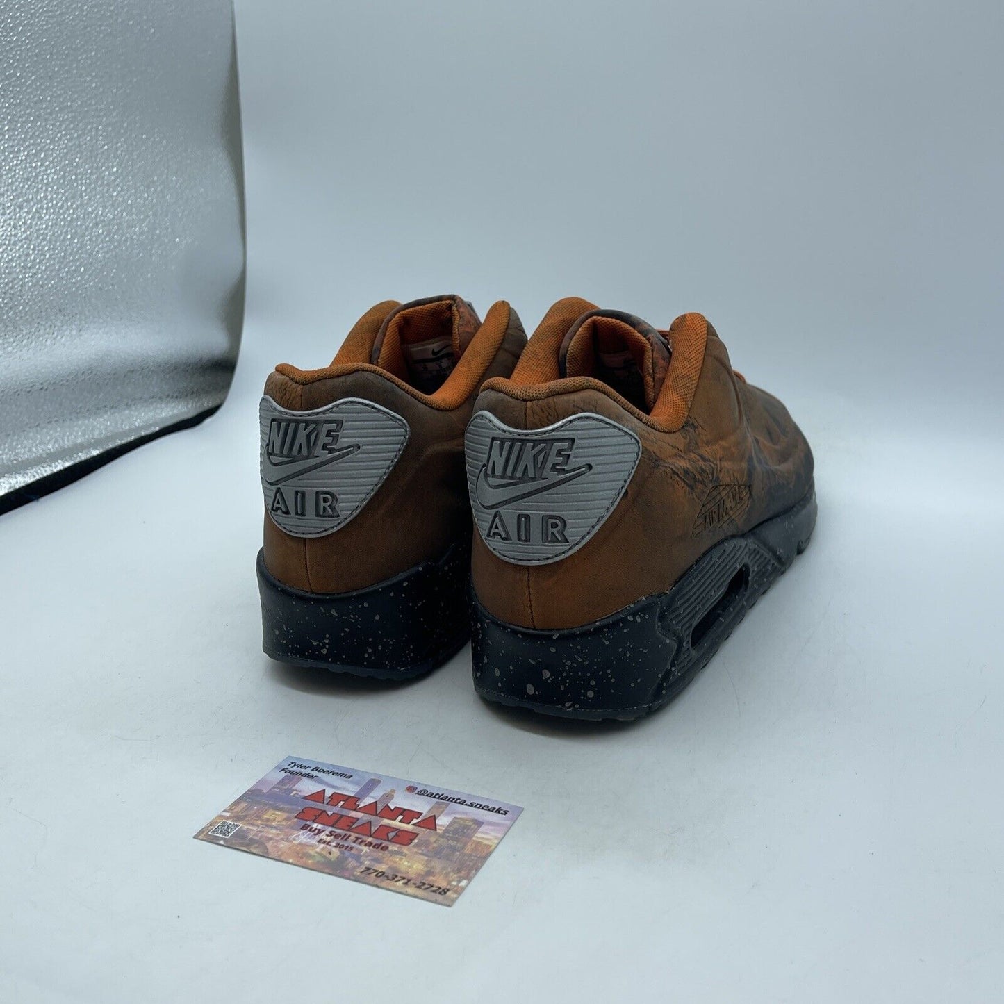 Size 10 - Nike Air Max 90 QS Mars Landing Brown Leather Leather (CD0920-600)