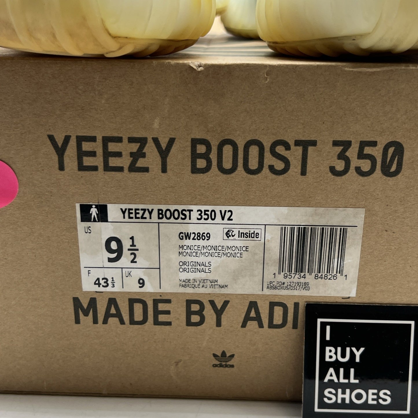 Size 9.5 - adidas Yeezy Boost 350 V2 Mono Ice (GW2869)