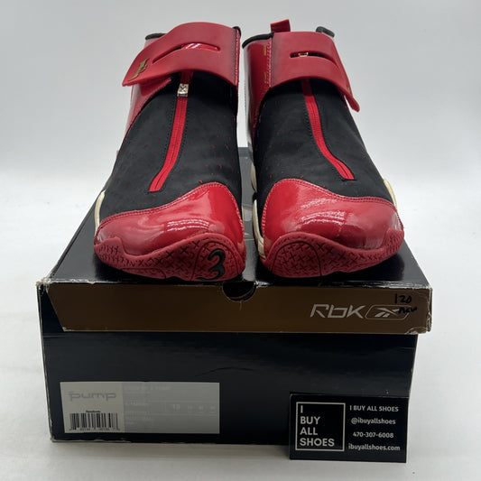 Size 13 - Reebok Answer X Pump Black Red (4-160985)
