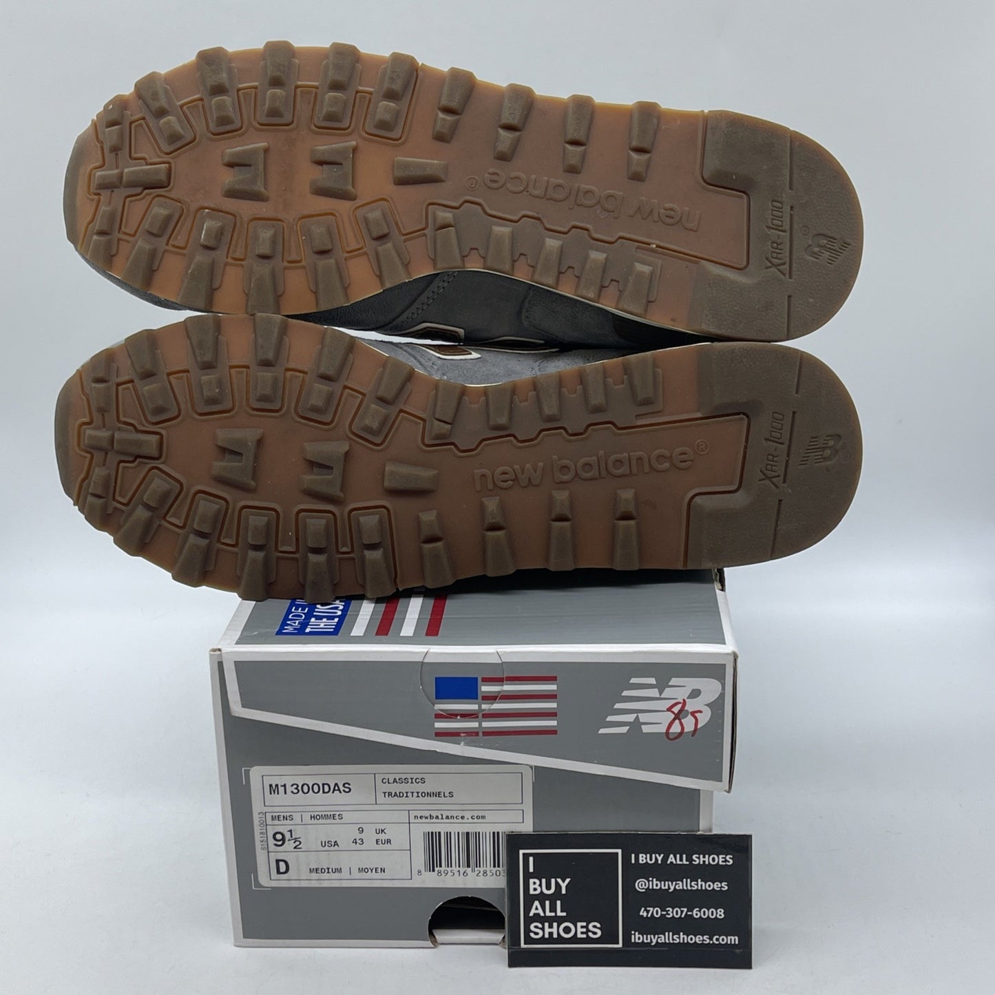 Size 9.5 - New Balance Brown Grey Suede Leather (M1300DAS)