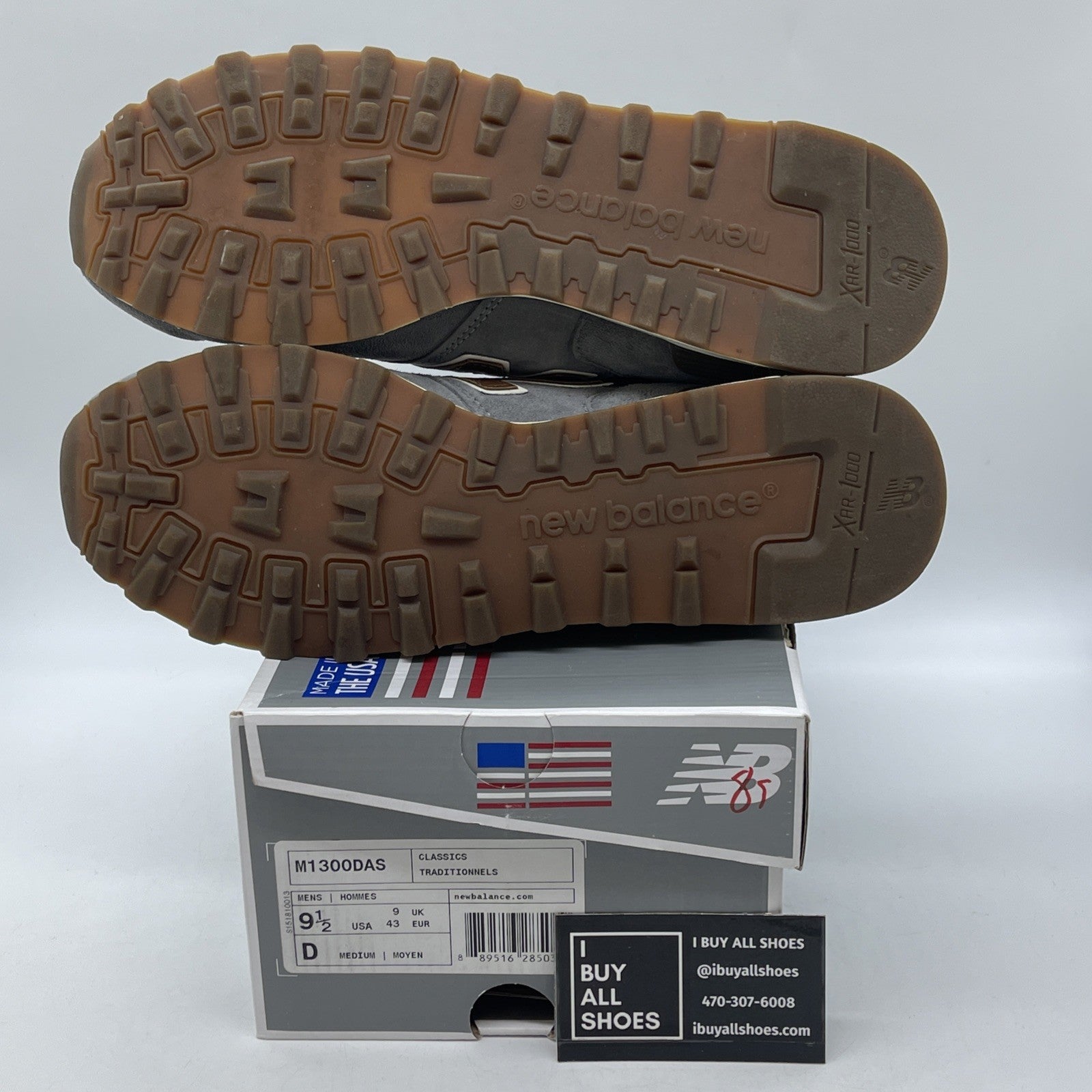 Size 9.5 - New Balance Brown Grey Suede Leather (M1300DAS)