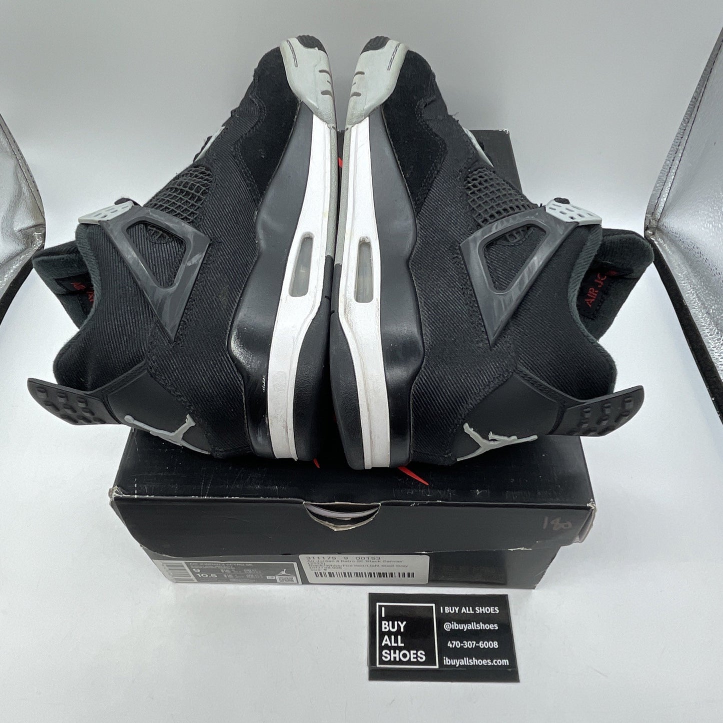 Size 9 - Air Jordan 4 Retro SE Mid Black Canvas Suede (DH7138-006)