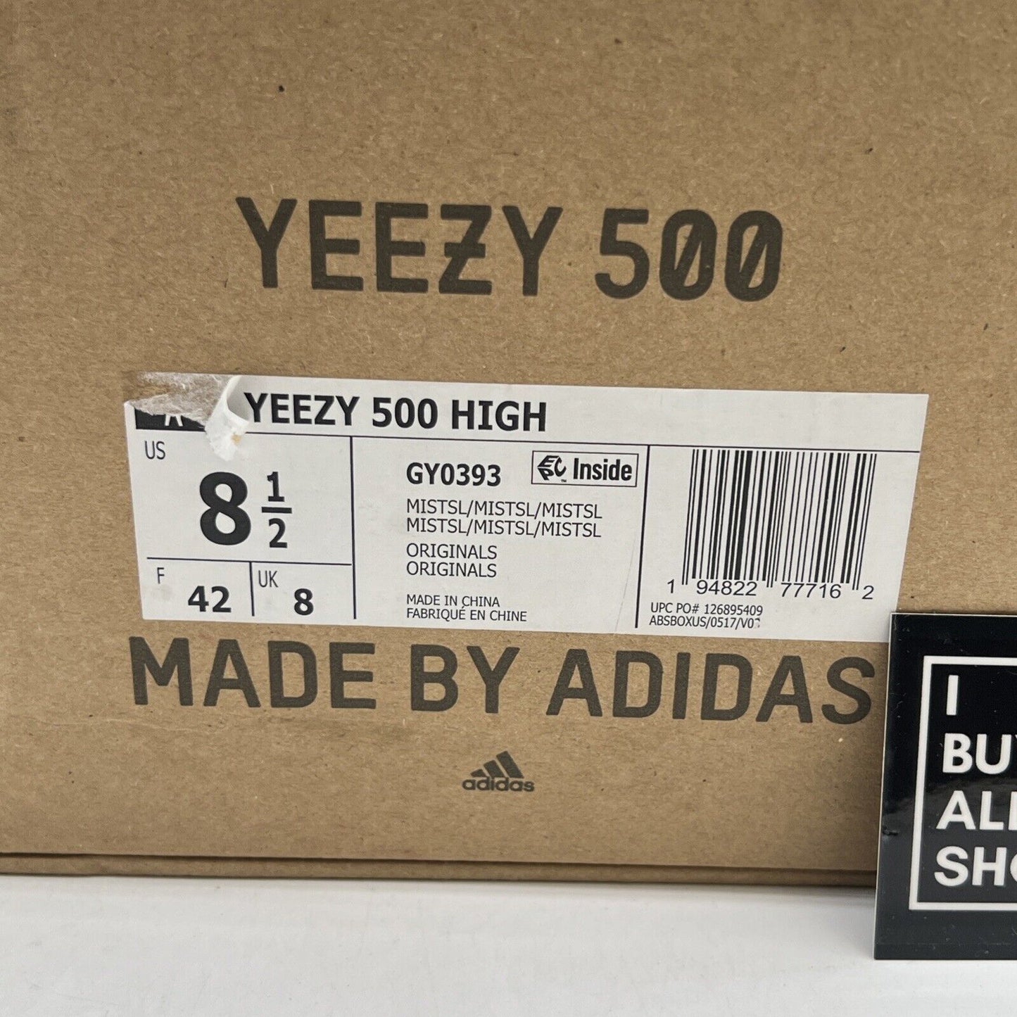 Size 8.5 - Adidas Yeezy 500 High Mist (GY0393)