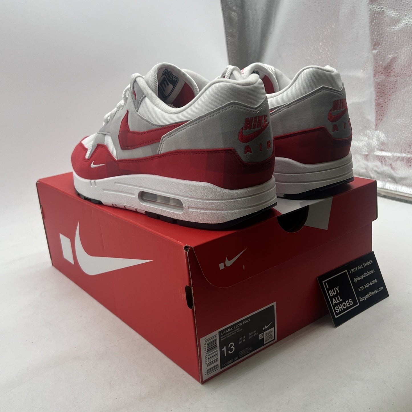 Size 13 - Nike Air Max 1 Low Poly (HQ5882-100)