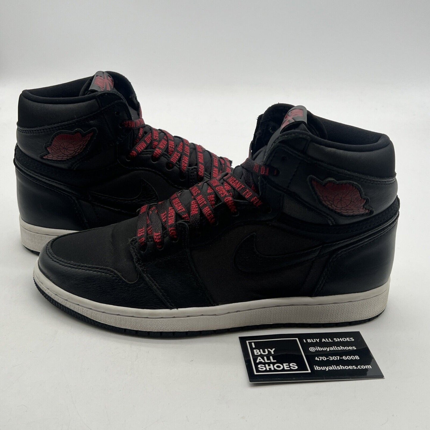 Size 8 - Air Jordan 1 Retro OG High Black Gym Red (555088-060)