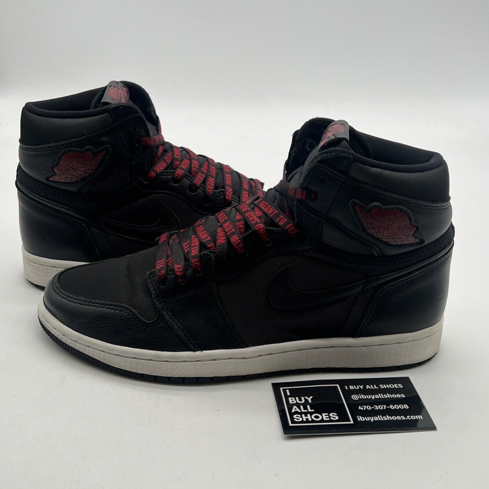 Size 8 - Air Jordan 1 Retro OG High Black Gym Red (555088-060)