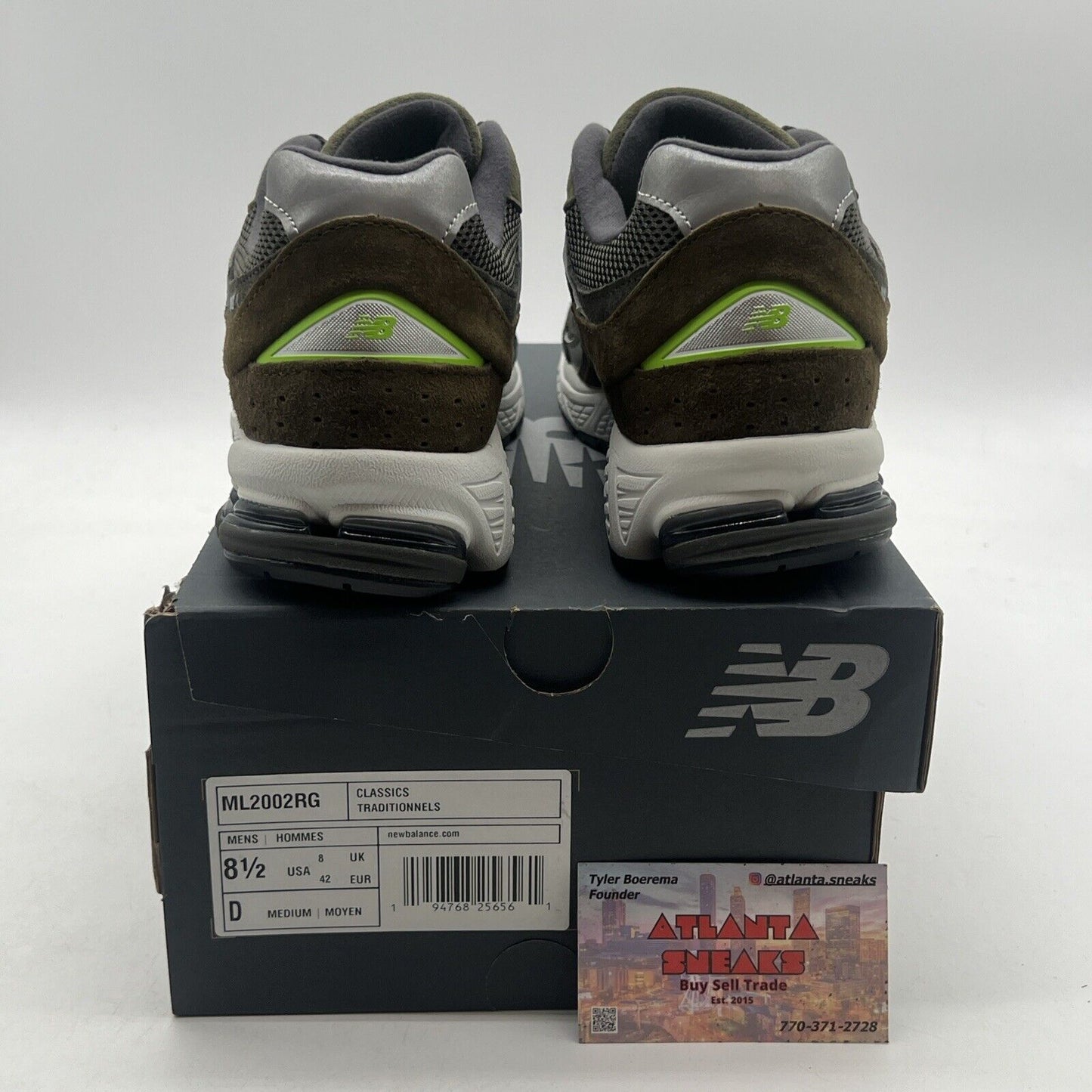 Size 8.5 - New Balance 2002 Camo Green (ML2002RG)