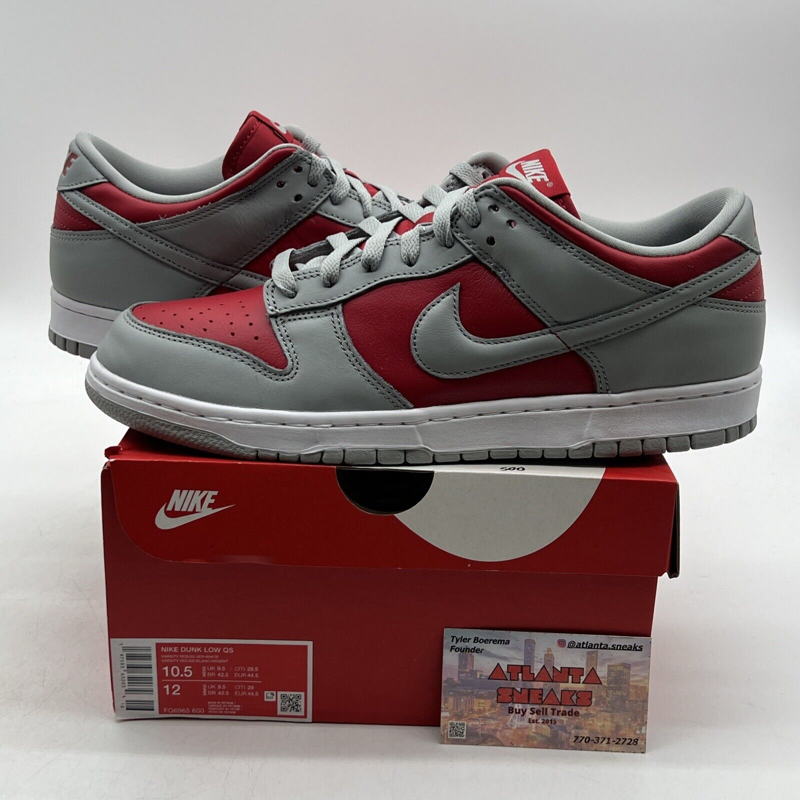 Size 10.5 - Nike Dunk CO.JP 2024 Low Ultraman White Red Leather (FQ6965-600)