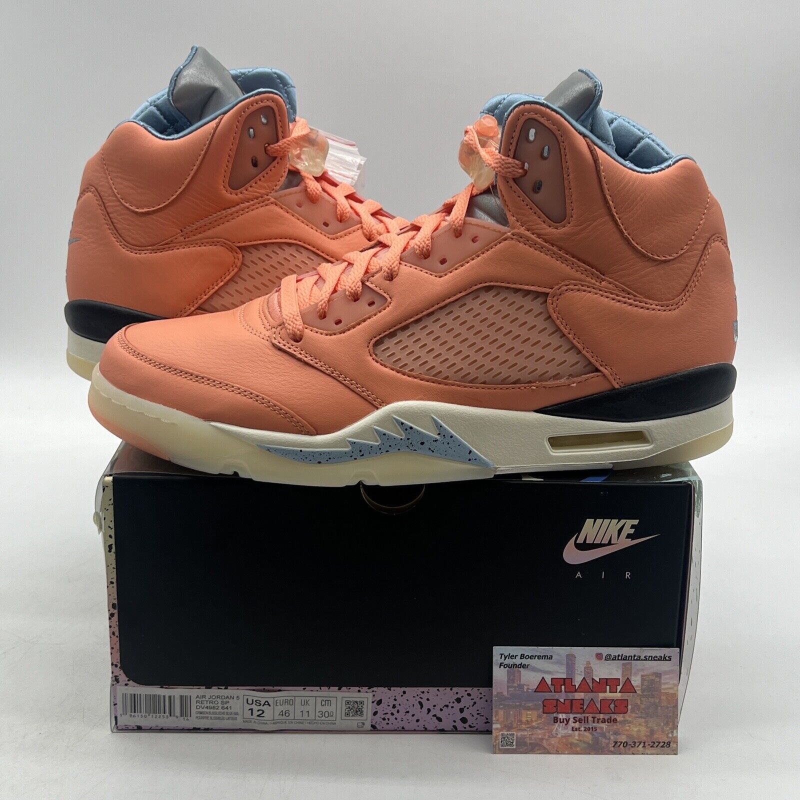 Size 12 - Jordan 5 Retro x DJ Khaled Mid We The Best - Crimson Bliss DV4982-641