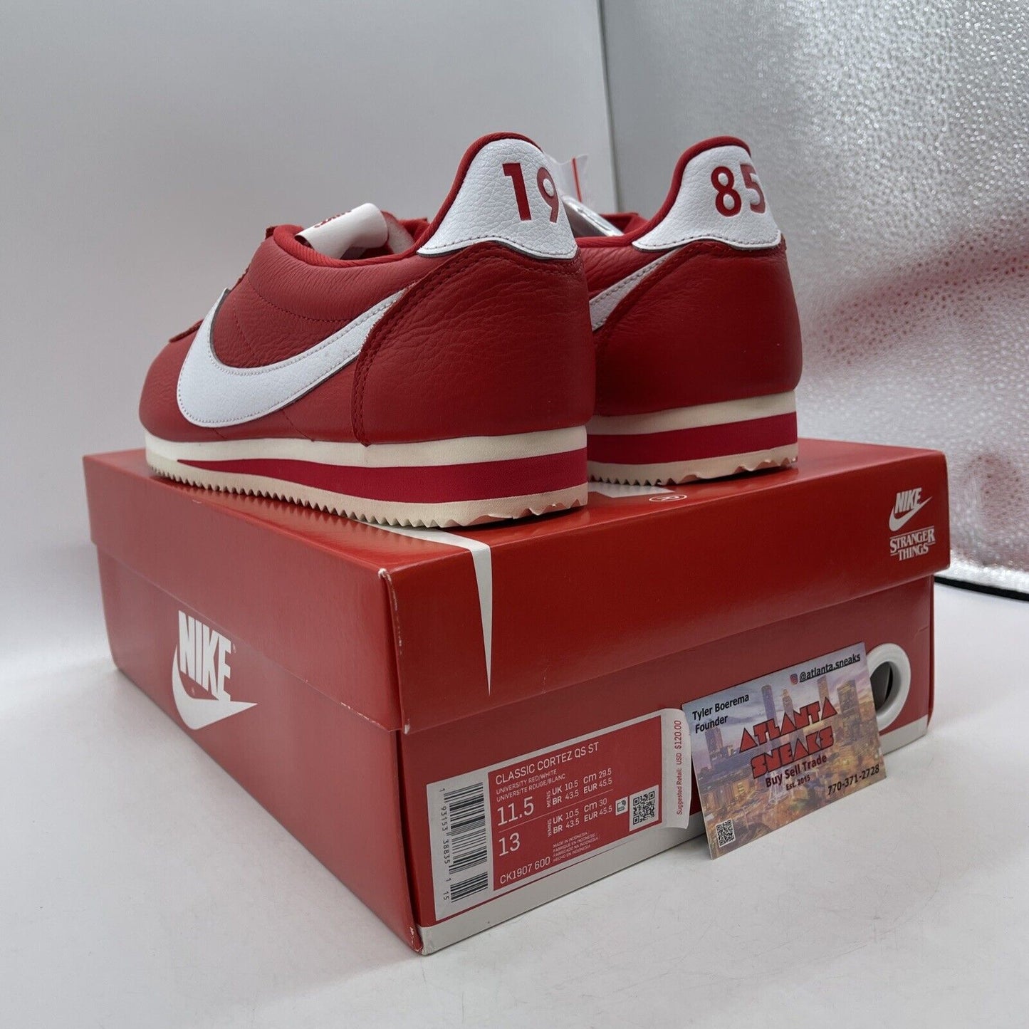 Size 11.5 - Nike Stranger Things x Cortez OG Collection Leather (CK1907-600)