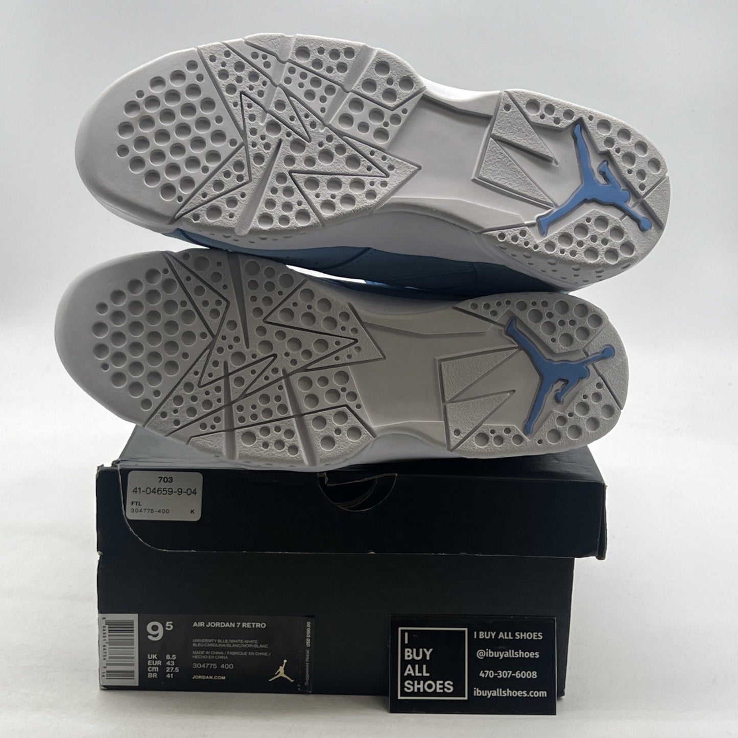 Size 9.5 - Air Jordan 7 Retro Pantone (304775-400)