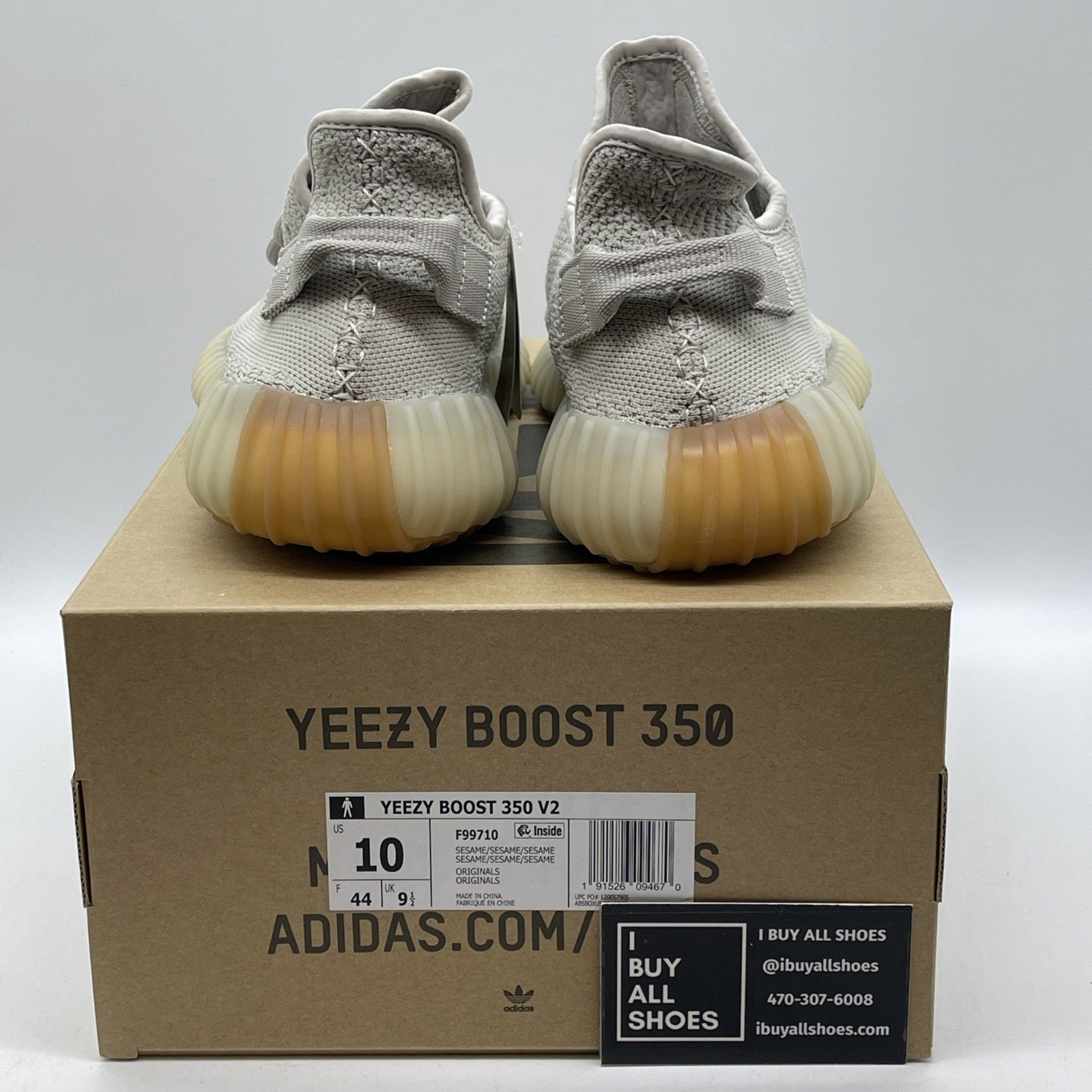 Size 10 - adidas Yeezy Boost 350 V2 Low Sesame Suede (F99710)