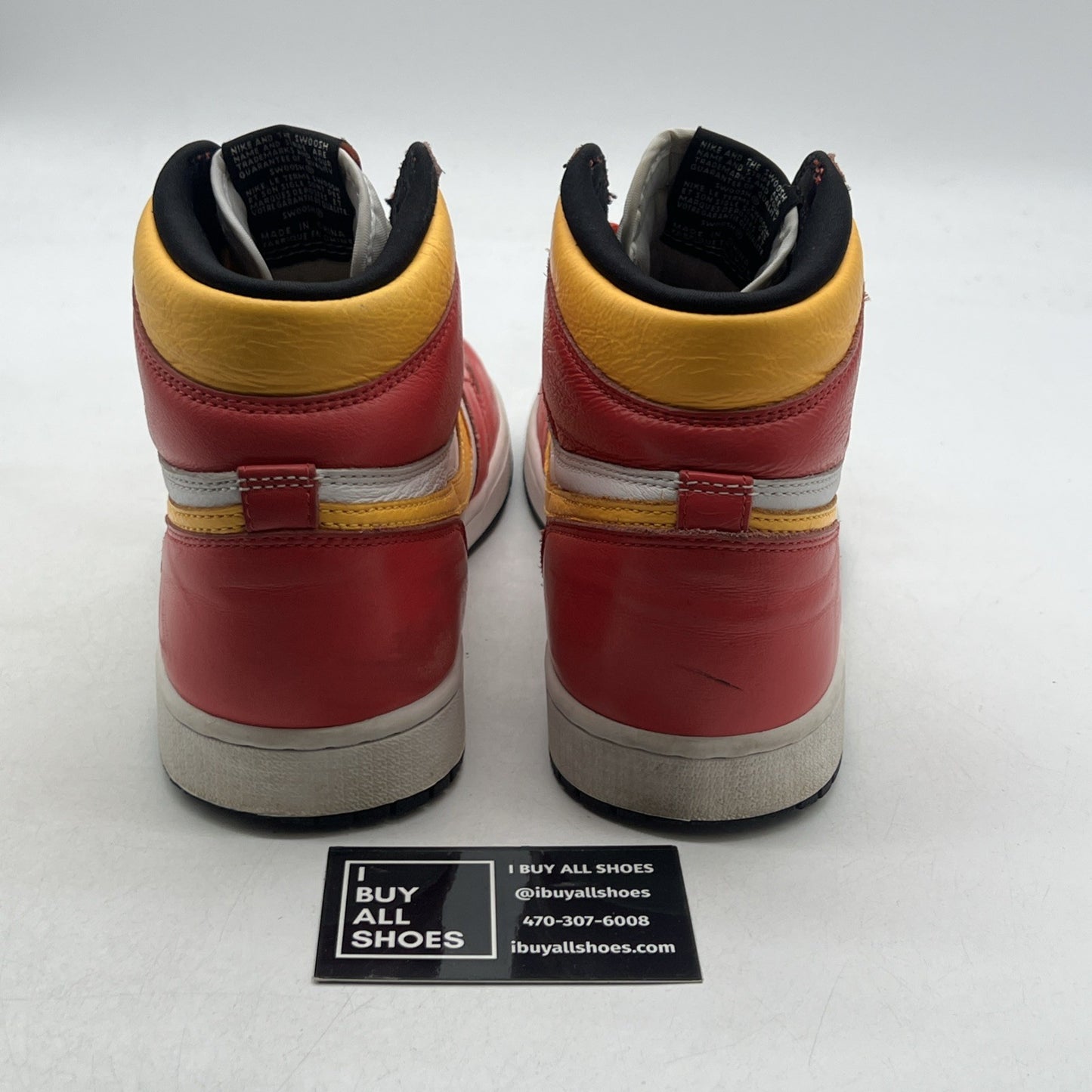 Size 10 - Air Jordan 1 Retro High OG Light Fusion Red 2021 (555088-603)