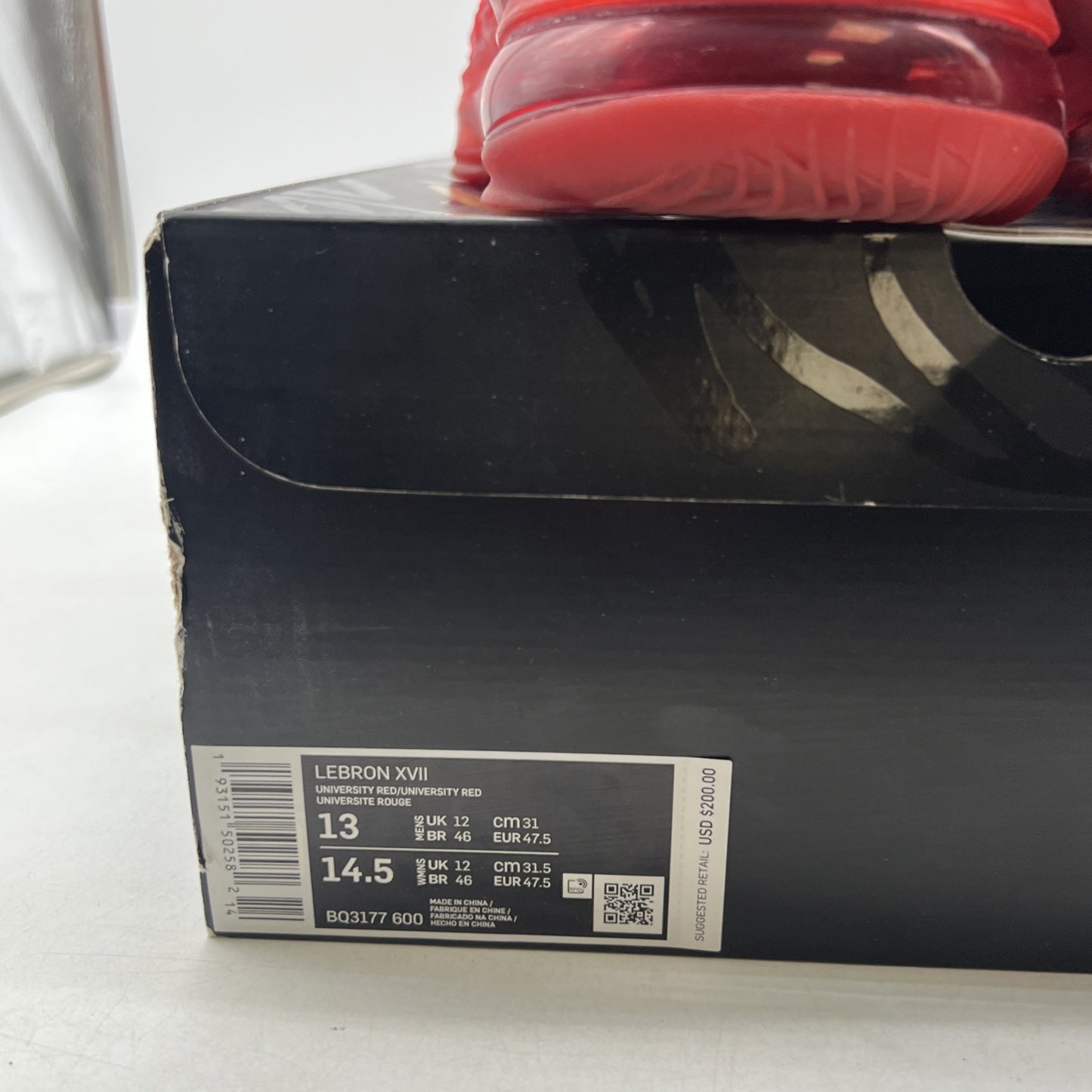 Size 13 - Nike LeBron 17 Red Carpet (BQ3177-600)