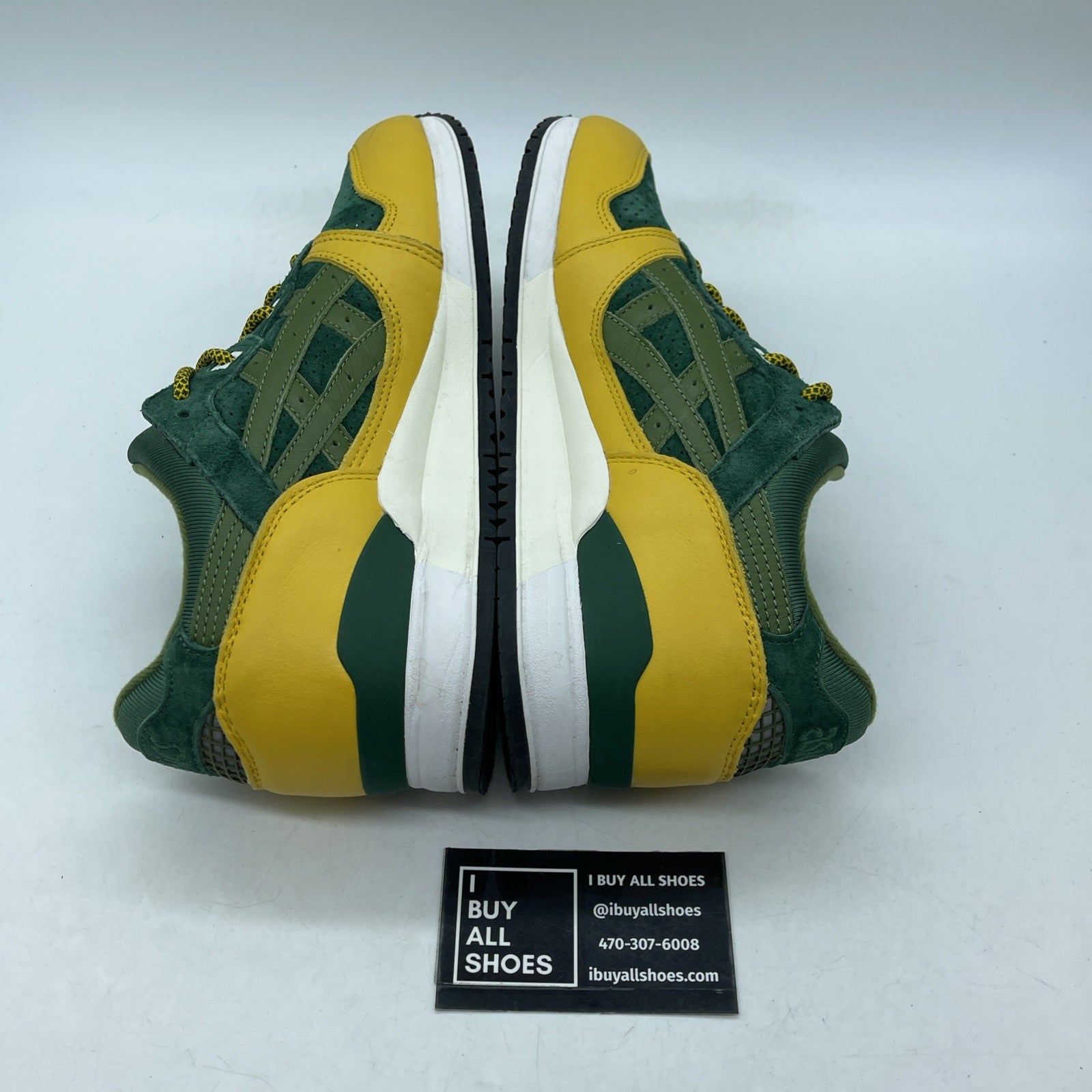 Soze 8.5 - Kith X Marvel Rogue Gel Lyte Green Yellow Suede Leather (1201A996)
