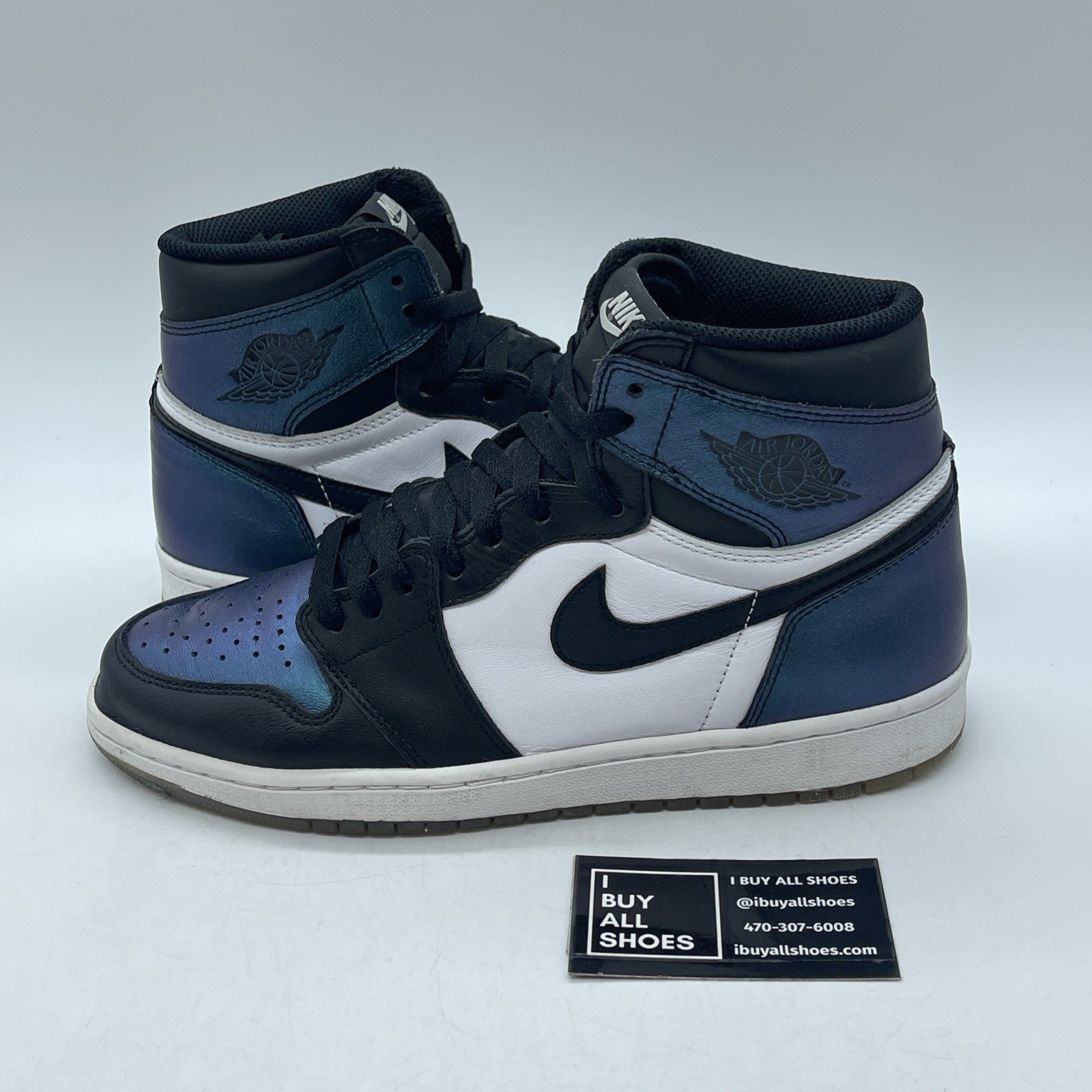 Size 9.5 - Air Jordan 1 Retro OG High All Star Chameleon Black White (907958-015