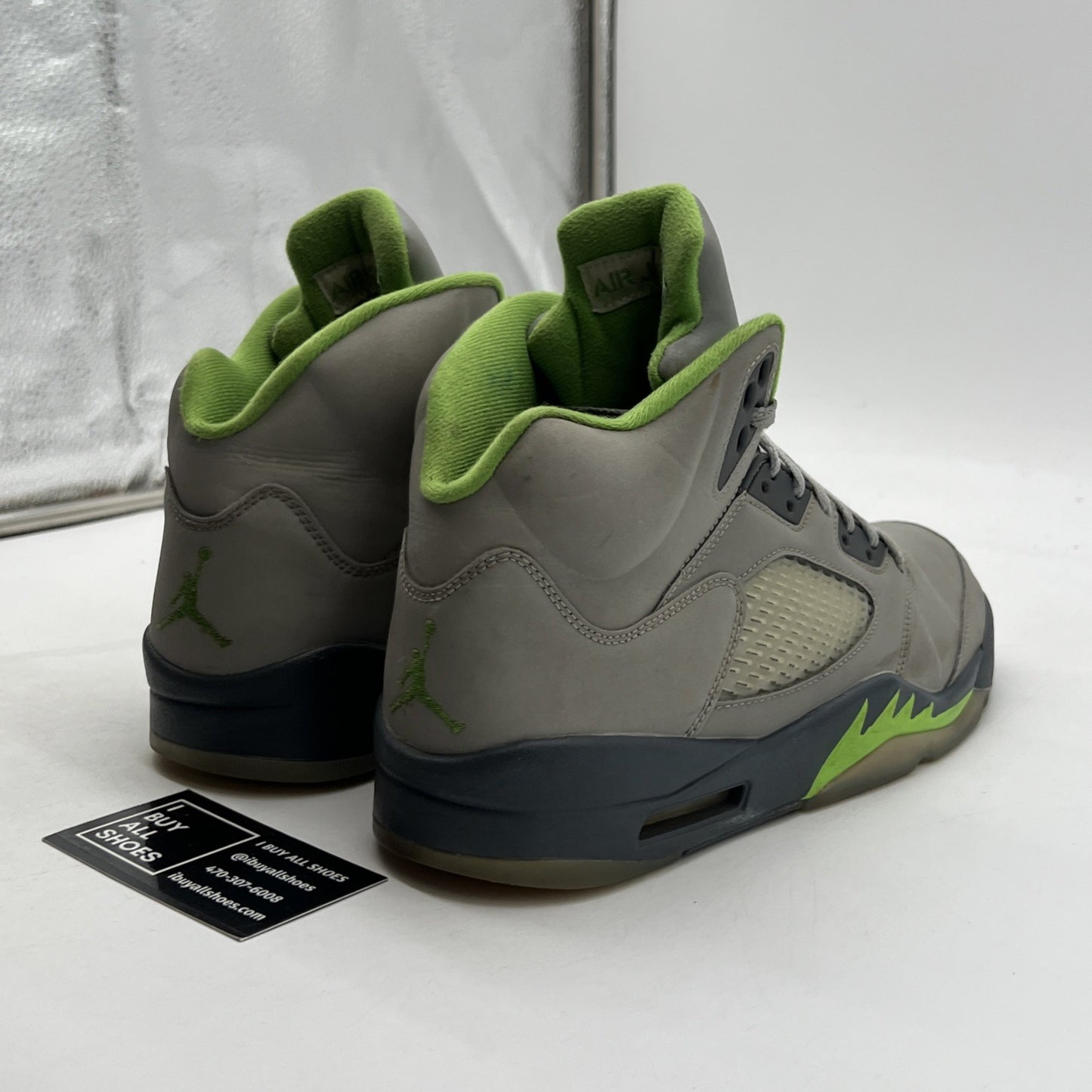 Size 9.5 - Air Jordan 5 Retro Green Bean (DM9014-003)