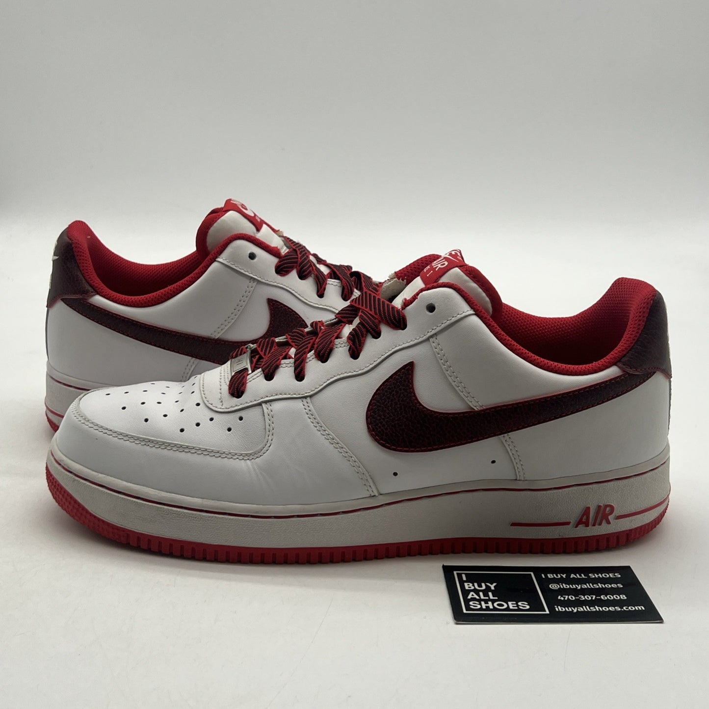 Size 12 - Nike Air Force 1 Low White (488298-139)