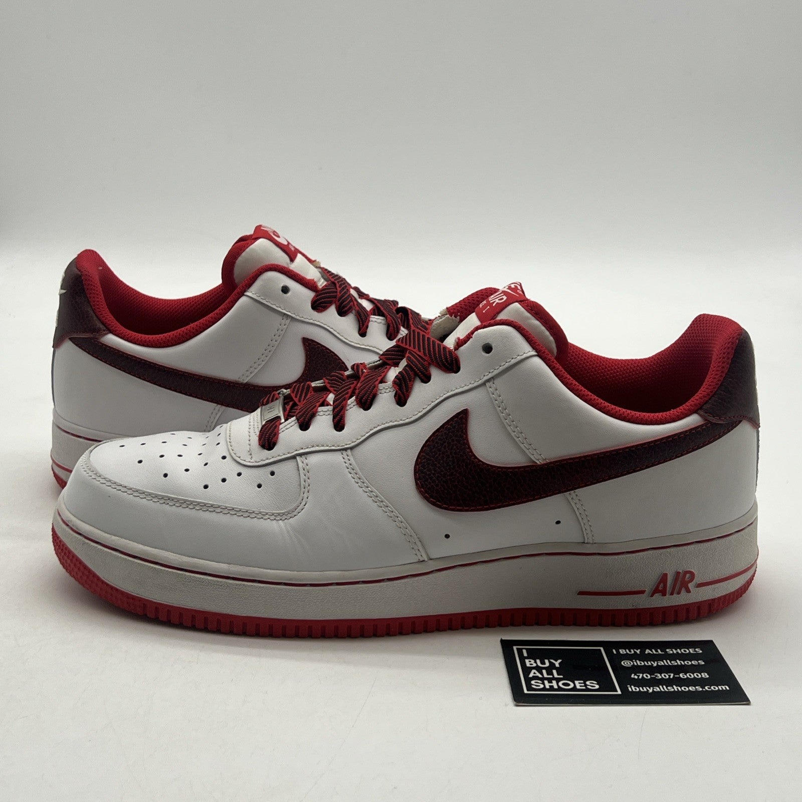 Size 12 - Nike Air Force 1 Low White (488298-139)