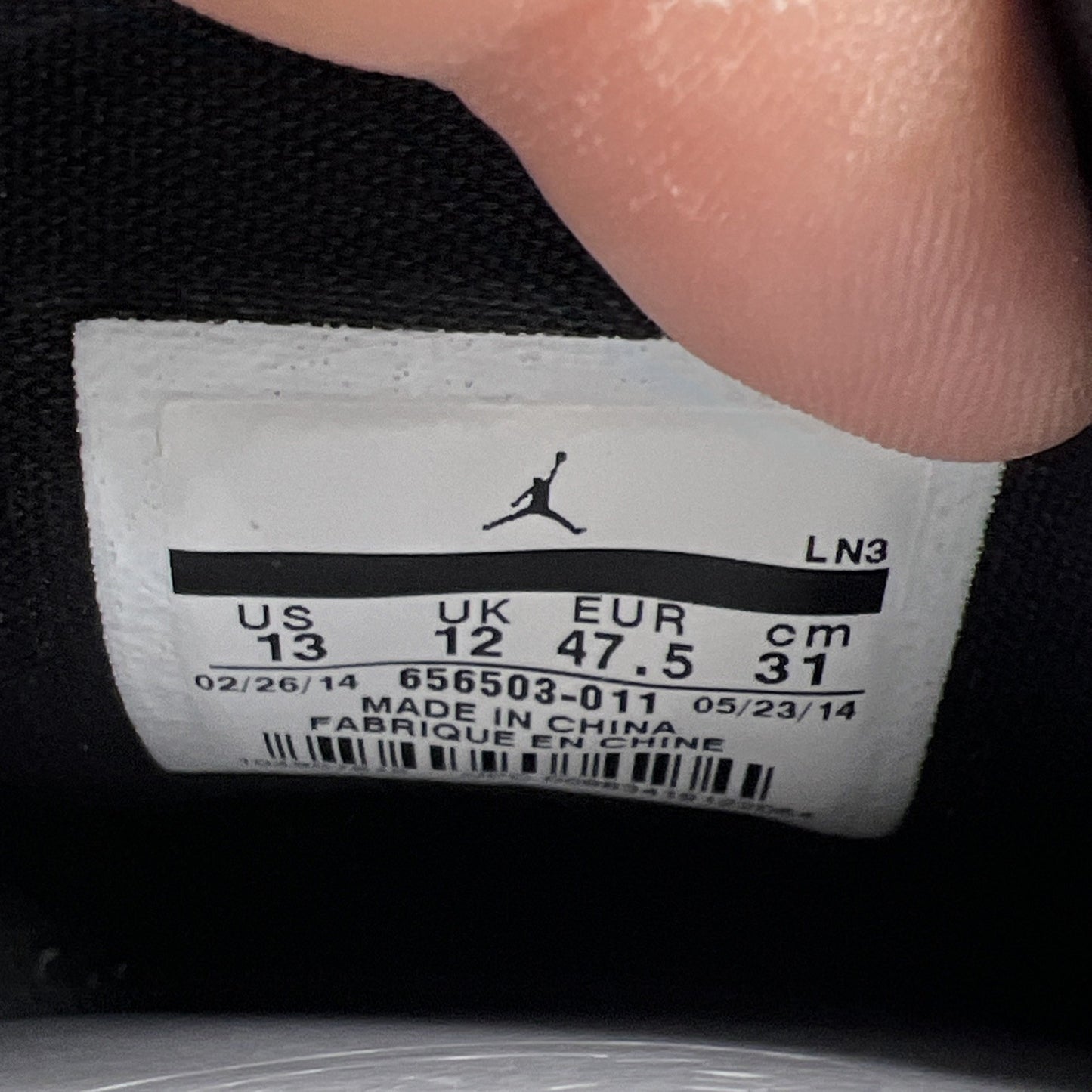 Size 13 - Air Jordan Future 3M - (656503-011)
