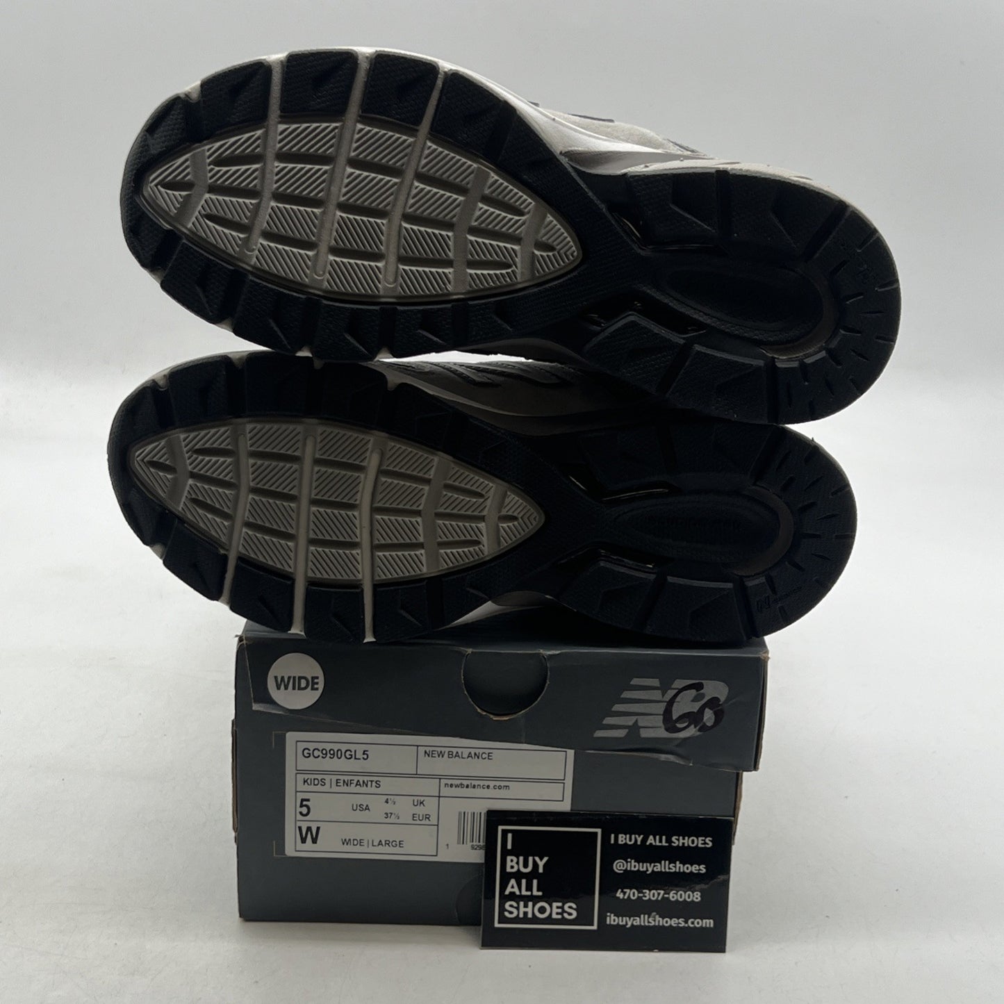 Size 5 - New Balance 990v5 Athletic Comfort Running Shoes (GC990GL5)