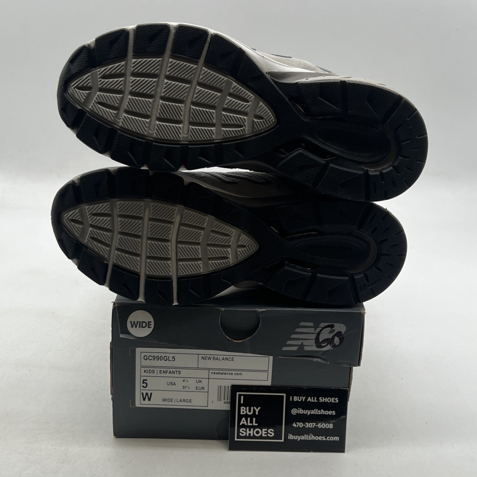 Size 5 - New Balance 990v5 Athletic Comfort Running Shoes (GC990GL5)