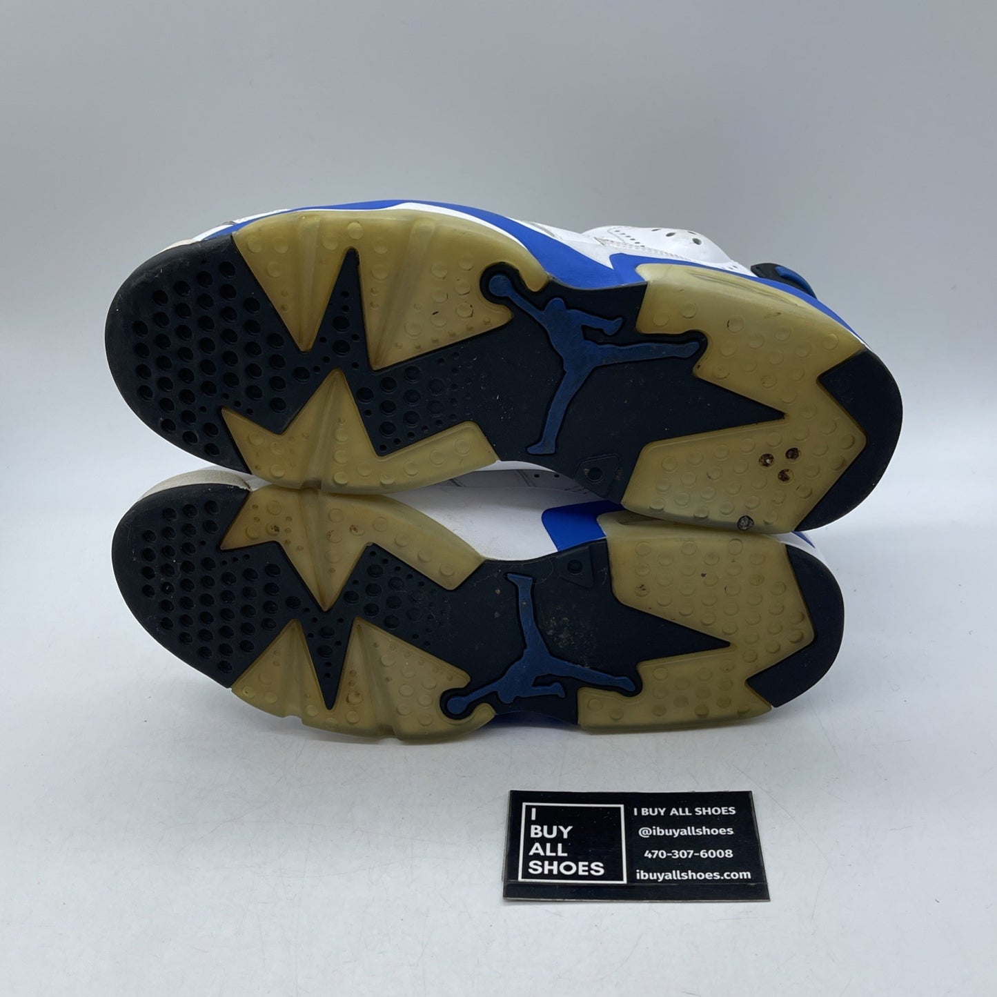 Size 8 - Air Jordan 6 Retro 2014 Sport Blue (384664-107)