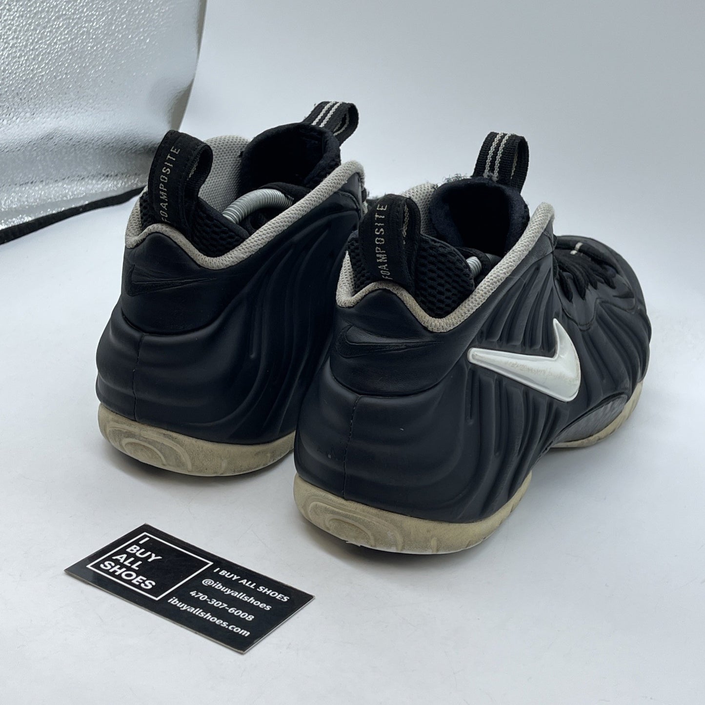 Size 11.5 - Nike Air Foamposite Pro 2016 Dr. Doom Black Leather (624041-006)