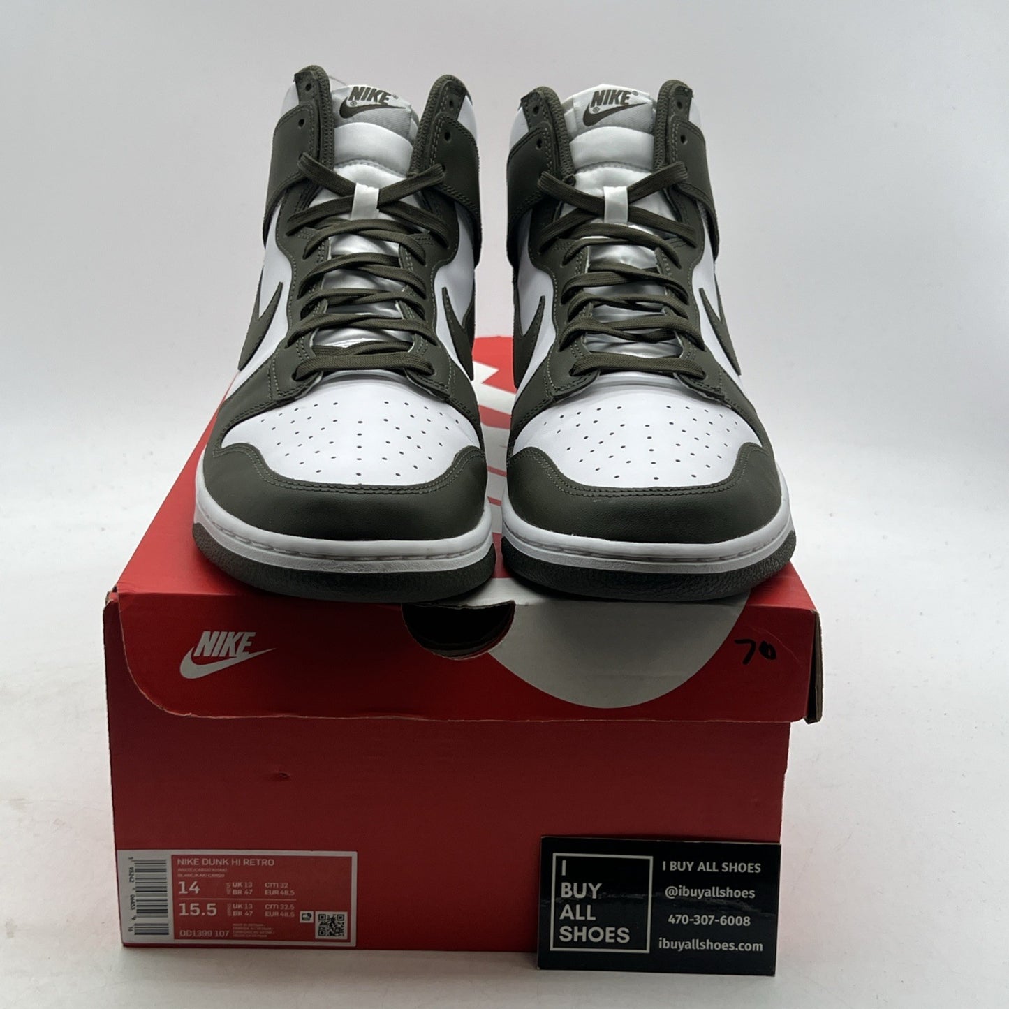 Size 14 - Nike Dunk 2022 High Cargo Khaki (DD1399-107)